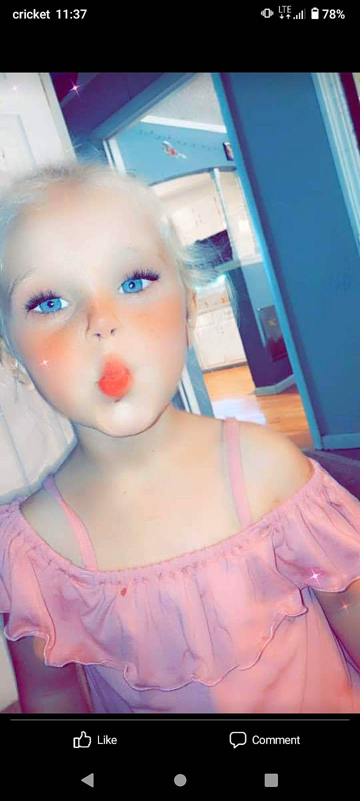 Nevaeh joined the competition — help win amazing prizes! blond, blue, cheek, chest, electric_blue, eyebrow, eyelash, fun, happy, human_body, iris, jaw, lip, lipstick, mouth, neck, nose, person, pink, selfie