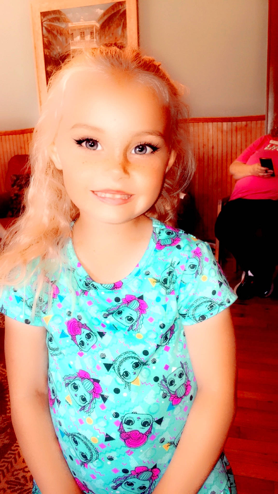 Nevaeh joined the competition — help win amazing prizes! cheek, chin, dress, eye, eyebrow, eyelash, facial_expression, fashion, hairstyle, happy, joint, lip, mouth, neck, nose, organ, person, shoulder, skin, smile