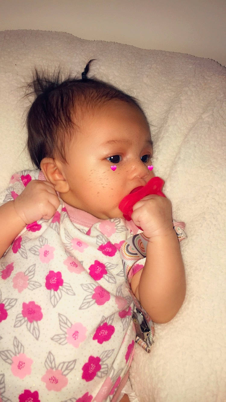 Denver joined the competition — help win amazing prizes! arm, baby_toddler_clothing, cheek, chin, eye, eyebrow, eyelash, face, forehead, hair, hairstyle, hand, head, human_body, lip, mouth, neck, nose, person, shoulder