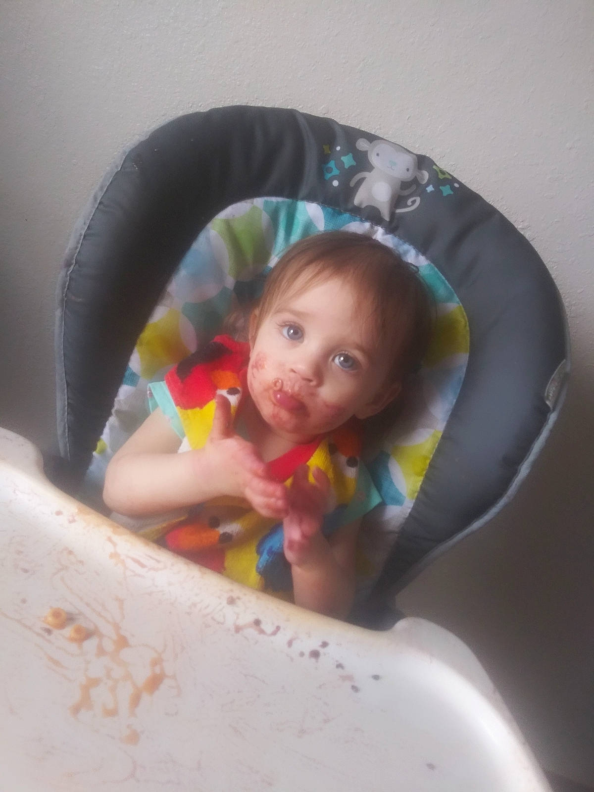 Avalon joined the competition — help win amazing prizes! baby, child, eye, fun, person, product, sitting, skin, smile, toddler