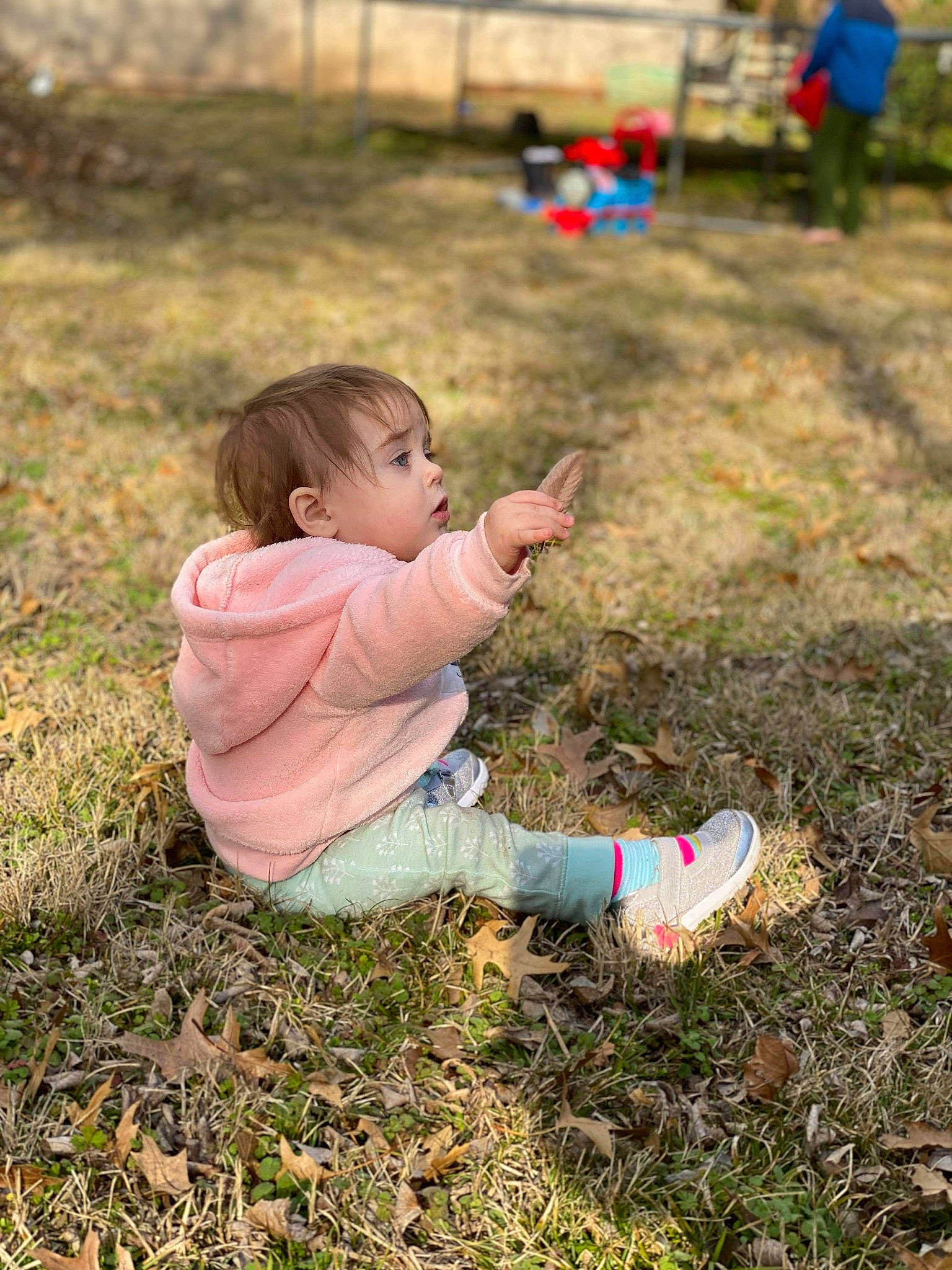 Avalon joined the competition — help win amazing prizes! child, fun, grass, leaf, person, plant, play, soil, spring, toddler