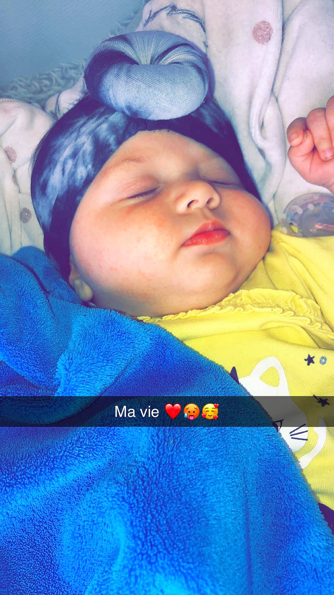 Tyanna participe au concours pour gagner de l'argent avec cette photo : azure, baby, beauty, blue, cheek, child, comfort, cool, electric_blue, eye, eyebrow, facial_expression, happy, headwear, mouth, nose, person, skin, sleeve, smile