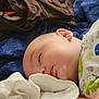 baby, sleeping, blanket, clothing, infant, face, ear, fabric, soft, bed, comfort, rest, peaceful, closeup, skin, child, portrait, indoors, cute, nap