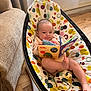 Joshua joined the competition — help win amazing prizes! baby, infant, book, reading, baby_rocker, colorful, patterned, cushion, floor, wooden_floor, couch, indoor, natural_light, window, curtains, foot, hand, baby_clothing, child, toy
