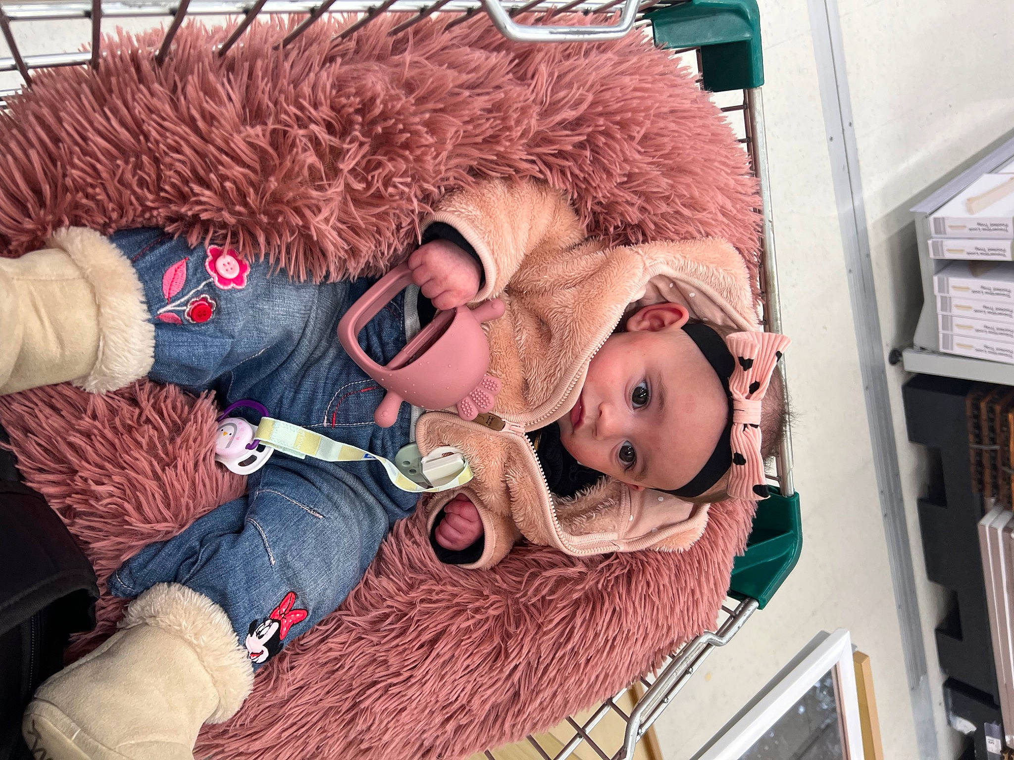 Lucia joined the competition — help win amazing prizes! child, comfort, doll, eyewear, fun, fur, fur_clothing, goggles, hat, headgear, headwear, interaction, person, sitting, stuffed_toy, sunglasses, teddy_bear, toy, tree, vacation