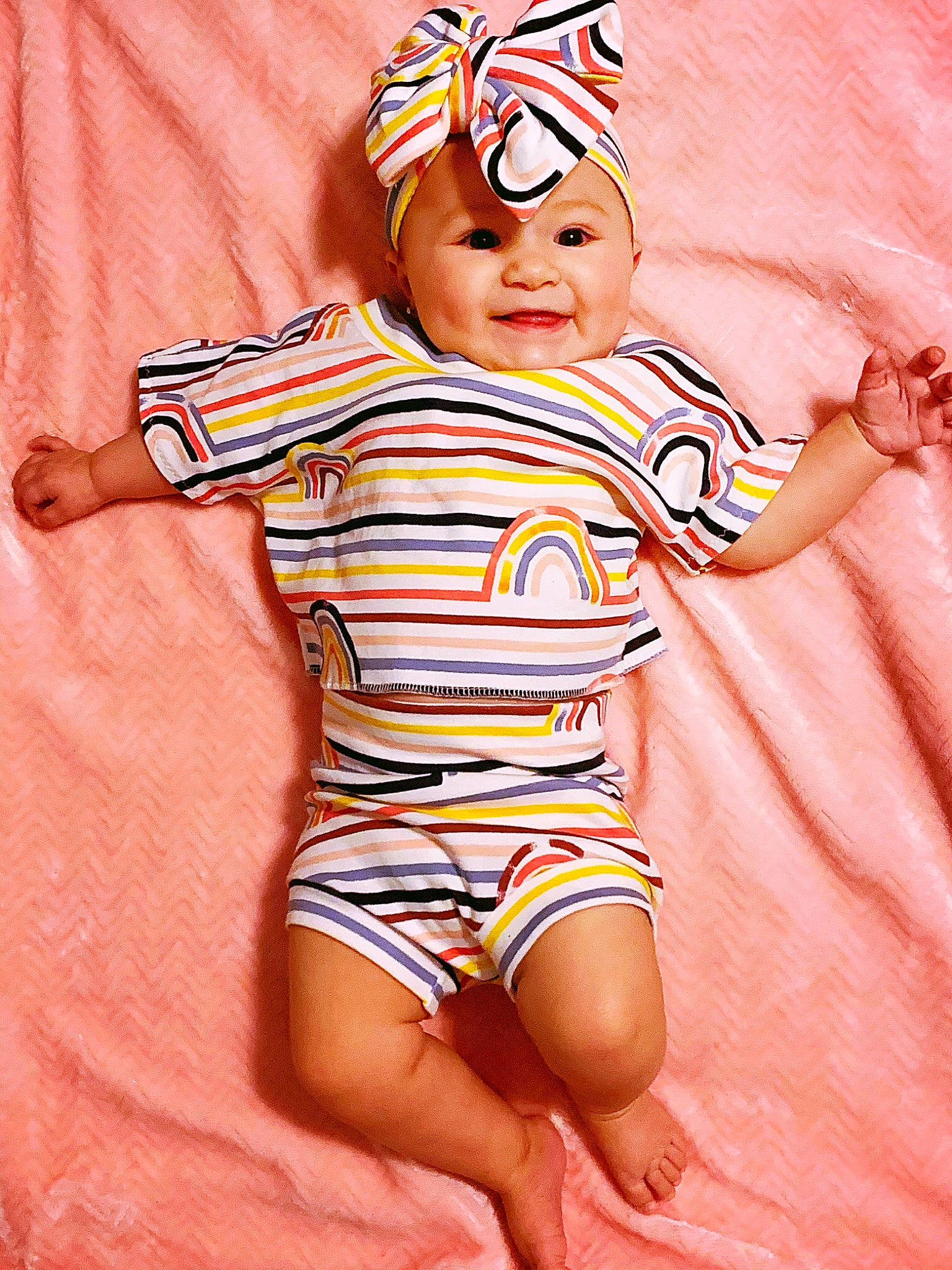Avie joined the competition — help win amazing prizes! baby, baby_toddler_clothing, cap, chest, entertainment, eye, face, fun, goggles, happy, head, headgear, headwear, human_body, human_leg, person, sleeve, thigh, thumb, toddler