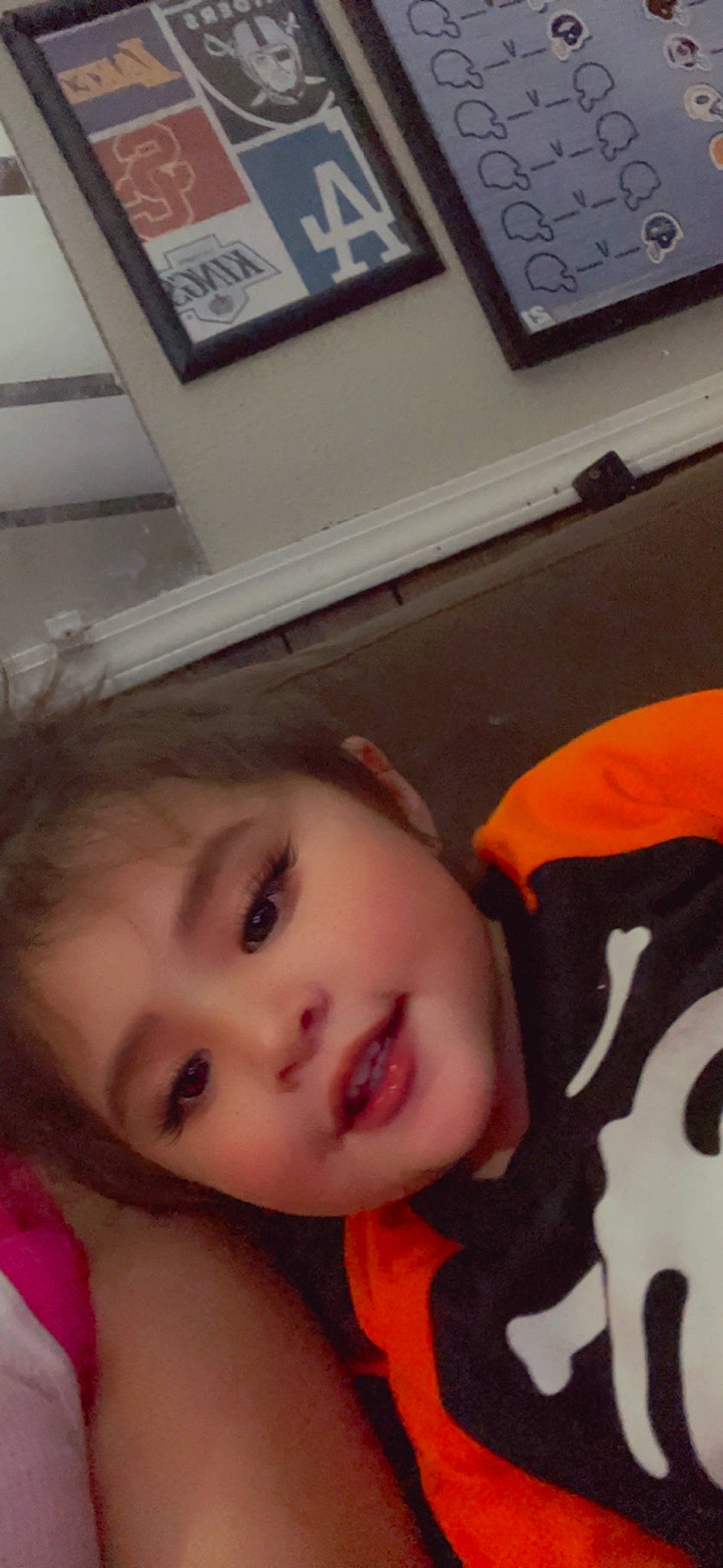 Josephine is registered to the contest to win money with this photo: baby, baby_toddler_clothing, cheek, chin, ear, eyebrow, eyelash, forehead, fun, happy, human_body, iris, joy, lip, mouth, neck, nose, person, selfie, skin