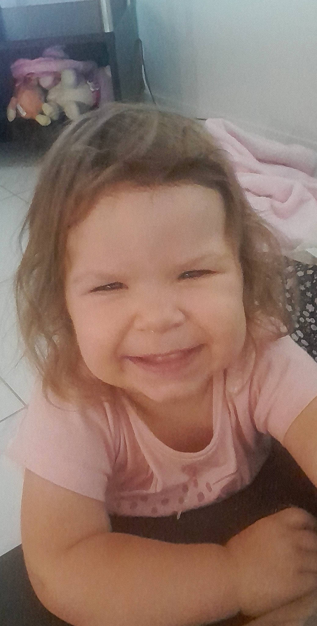 Isla joined the competition — help win amazing prizes! baby, baby_toddler_clothing, cheek, chin, ear, eyebrow, eyelash, face, gesture, hair, happy, iris, joy, lip, mouth, nose, person, pink, skin, smile