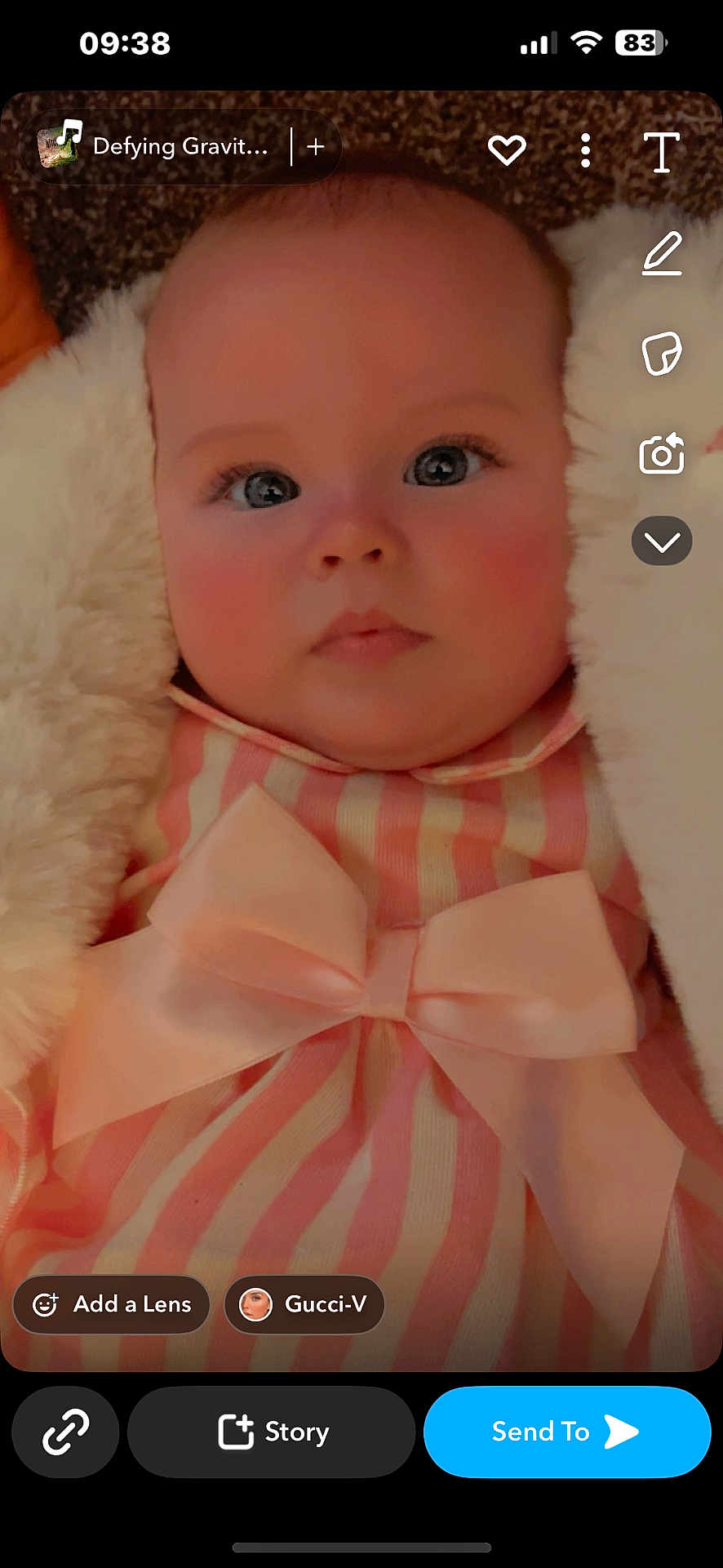 Nevaeh Rikki joined the competition — help win amazing prizes! baby, blanket, bodypart, bonnet, clothing, cushion, doll, electronics, face, finger, hand, hat, head, homedecor, newborn, person, photography, portrait, text, toy