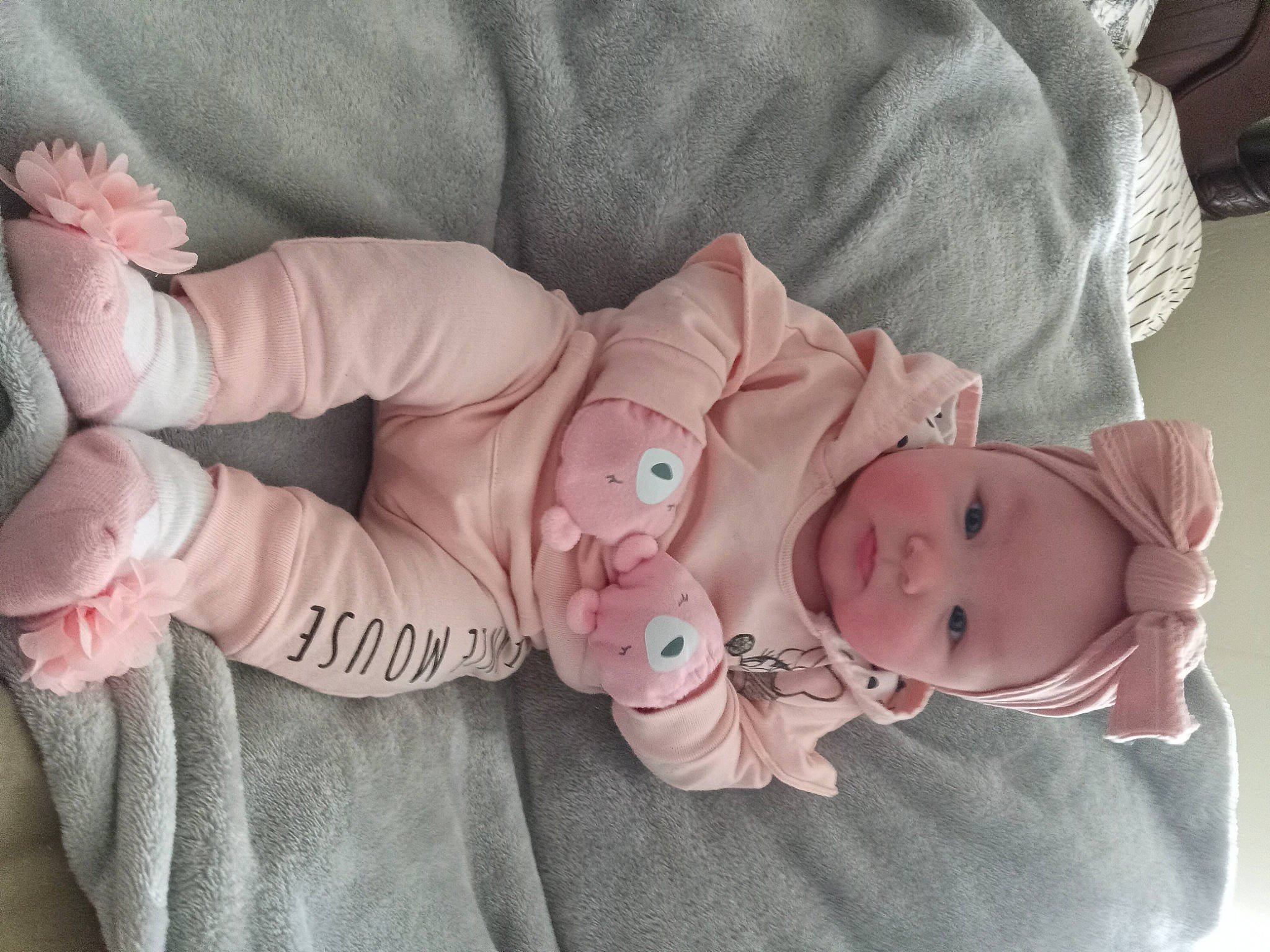 Zaya joined the competition — help win amazing prizes! arm, baby, baby_products, baby_toddler_clothing, cheek, child, comfort, eye, finger, gesture, hand, head, headwear, linens, nail, person, pink, skin, sleeve, textile