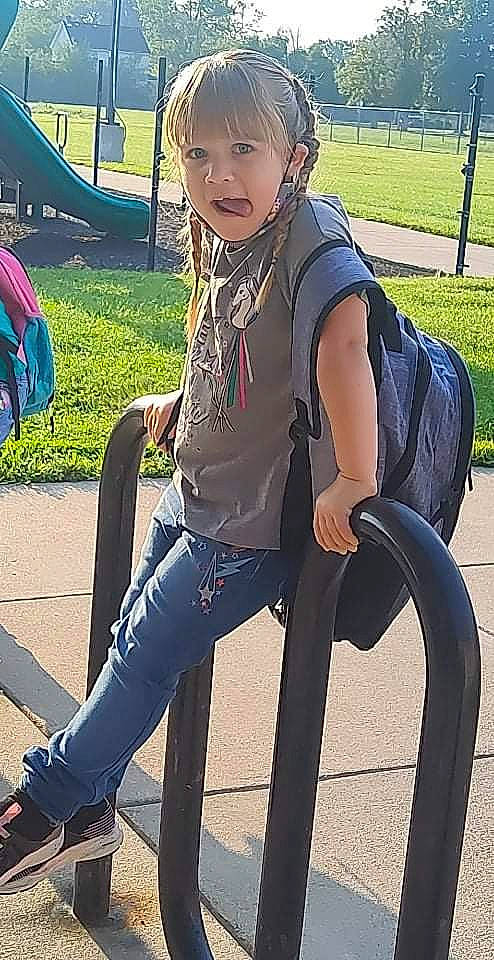 Naomi joined the competition — help win amazing prizes! black, cool, denim, electric_blue, eyewear, fun, grass, happy, knee, leg, leisure, long_hair, person, recreation, sleeve, sneakers, sportswear, street_fashion, thigh, waist