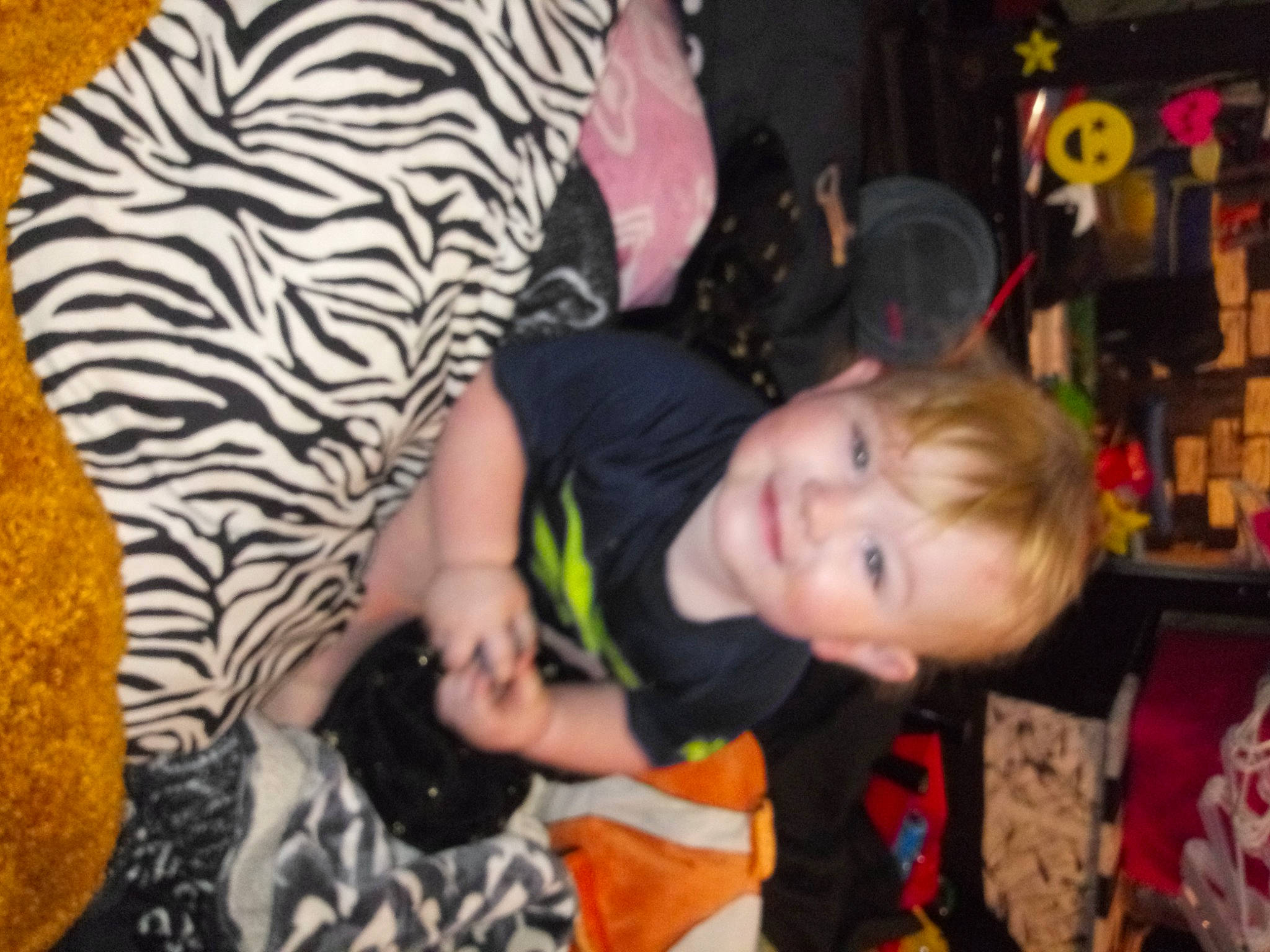 Conrad joined the competition — help win amazing prizes! arm, baby, child, event, felidae, fun, grass, hairstyle, happy, head, human_body, joy, organ, pattern, people, person, room, t_shirt, textile, toddler