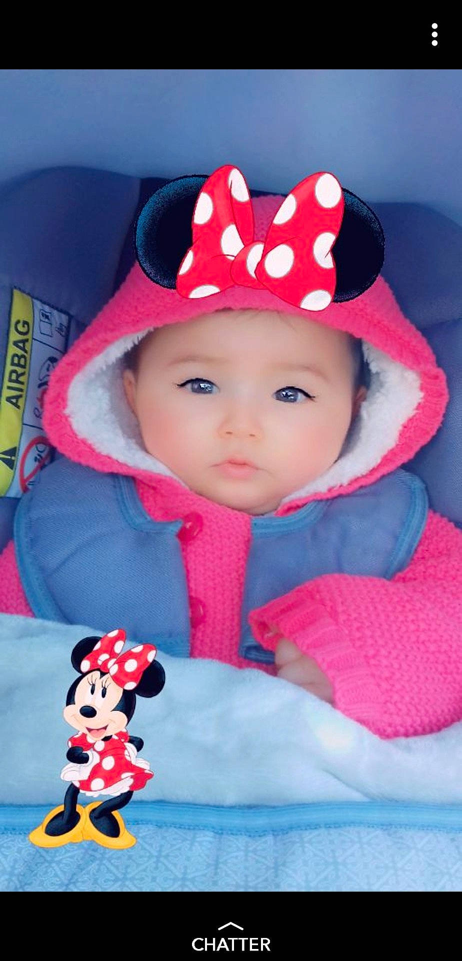 Lilya participe au concours pour gagner de l'argent avec cette photo : blue, cheek, child, costume, doll, girl, hair_accessory, headgear, headwear, infant, mouth, nose, person, pink, product, red, skin, smile, toddler, toy