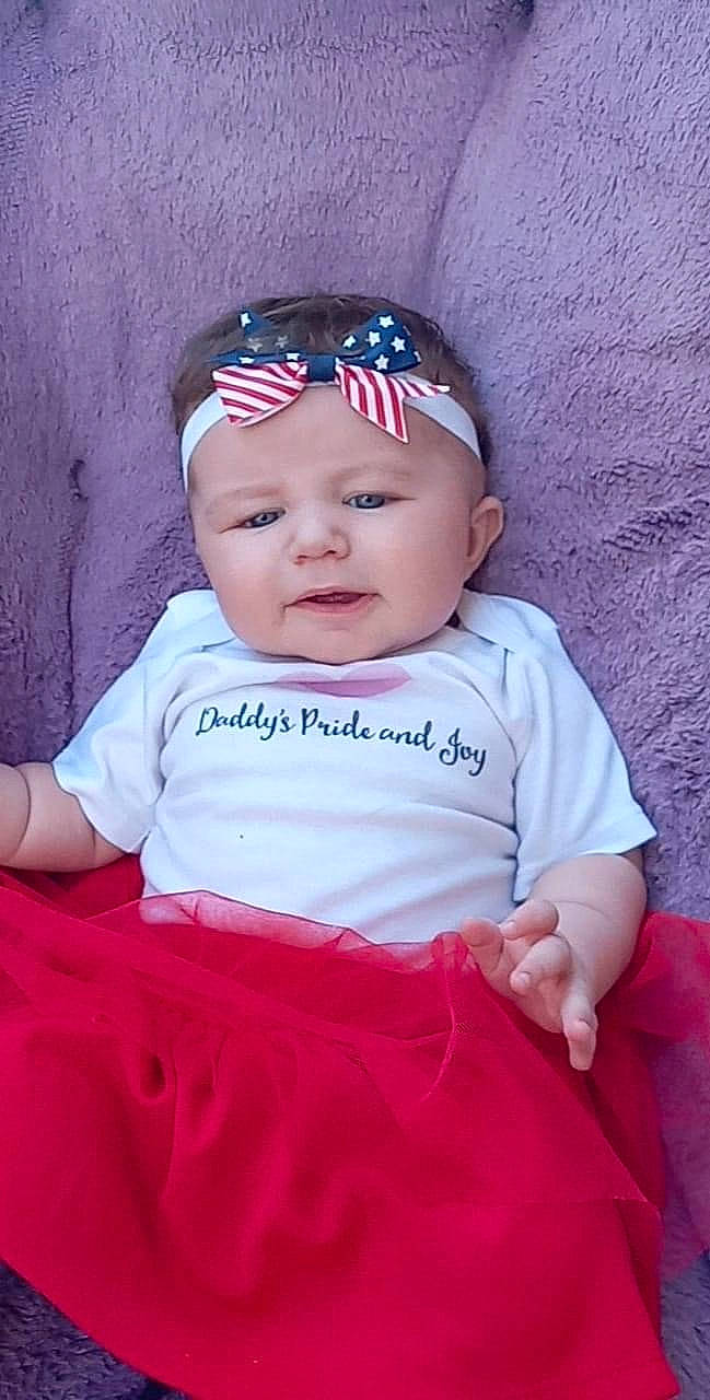 Addisyn is registered to the contest to win money with this photo: baby, baby_toddler_clothing, blue, cap, chin, eye, eyewear, glasses, goggles, happy, hat, head, headwear, iris, lip, magenta, person, pink, sleeve, sunglasses