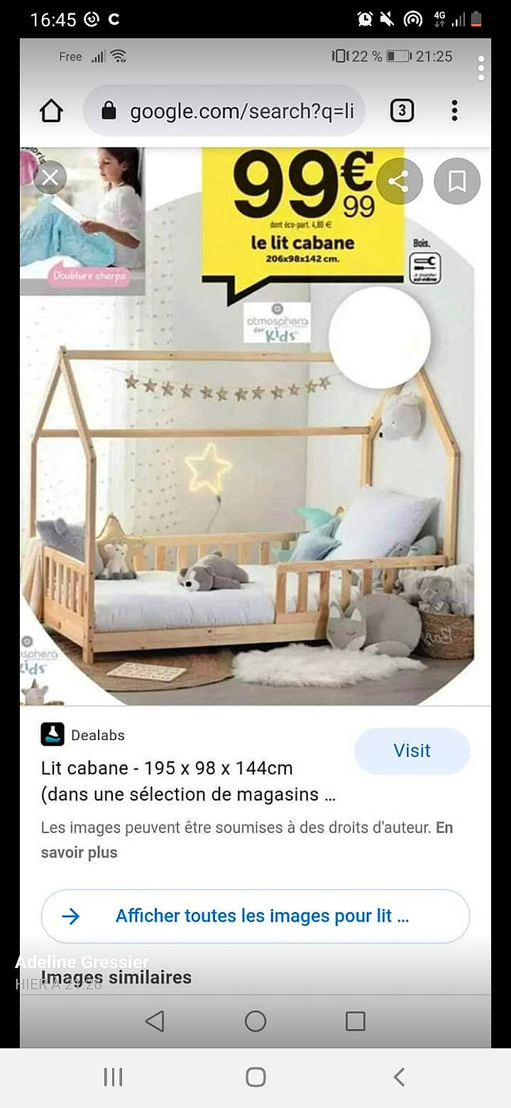 Lily-rose a rejoint le concours — aidez-le/la à gagner de superbes lots ! advertising, bed, bed_frame, bed_sheet, bedding, bedroom, brand, comfort, design, font, furniture, linens, nightstand, person, pillow, product, publication, rectangle, room, screenshot