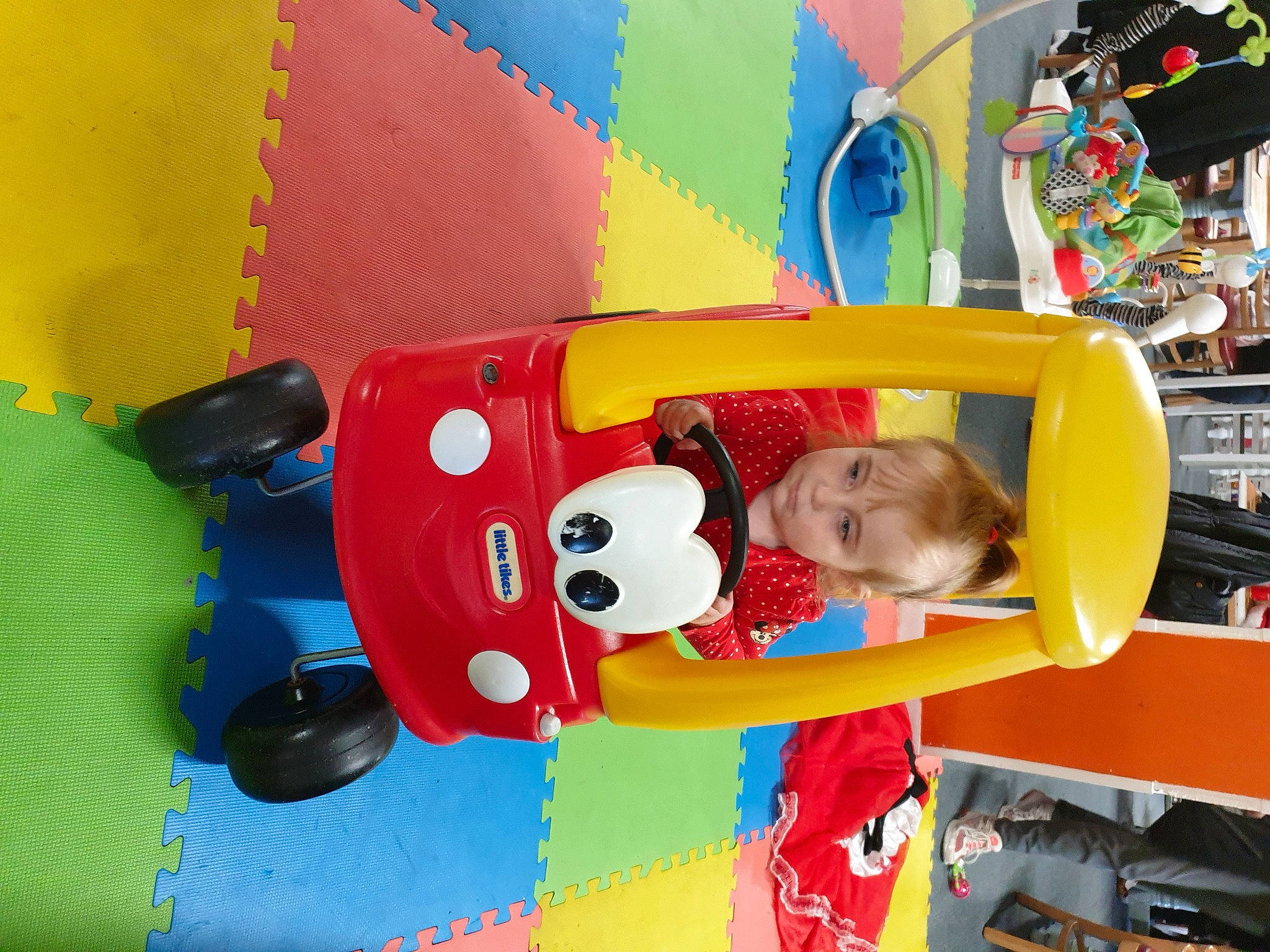 Kira-jayne is registered to the contest to win money with this photo: art, baby, baby_playing_with_toys, baby_products, baby_toys, child, fun, kindergarten, leisure, paint, person, plastic, play, playground, product, recreation, toddler, toy, visual_arts, wheel