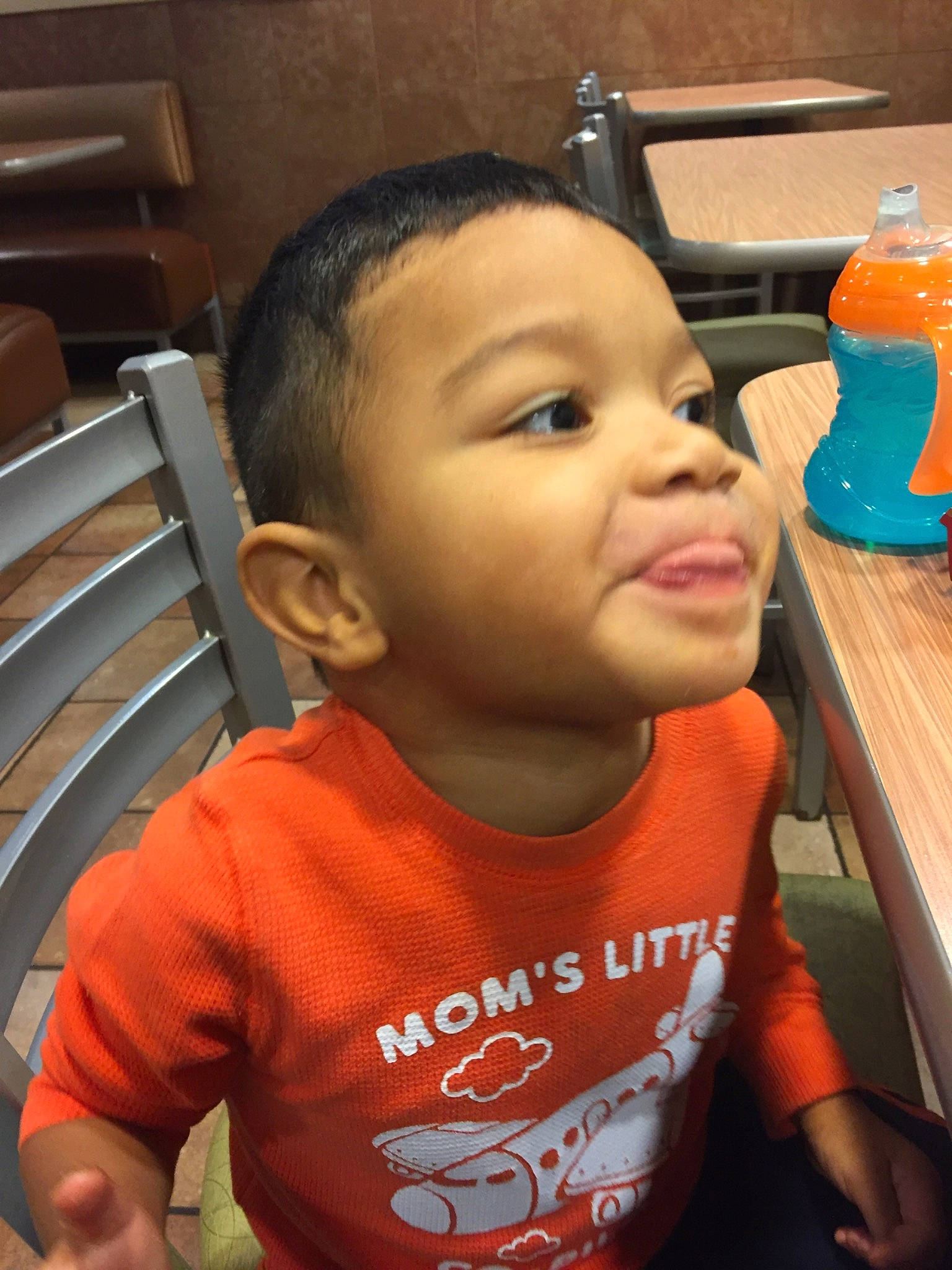 Chance is registered to the contest to win money with this photo: baby, cheek, child, chin, ear, forehead, hair, hairstyle, head, nose, person, toddler