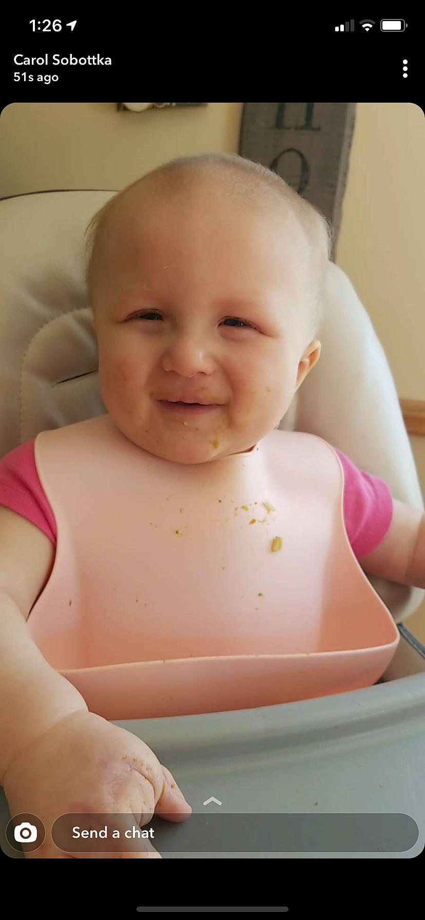 Dominic. Amelia joined the competition — help win amazing prizes! baby, baby_toddler_clothing, bathing, cheek, chest, child, chin, cleanliness, eyelash, facial_expression, finger, happy, iris, joy, mouth, neck, person, sitting, skin, smile