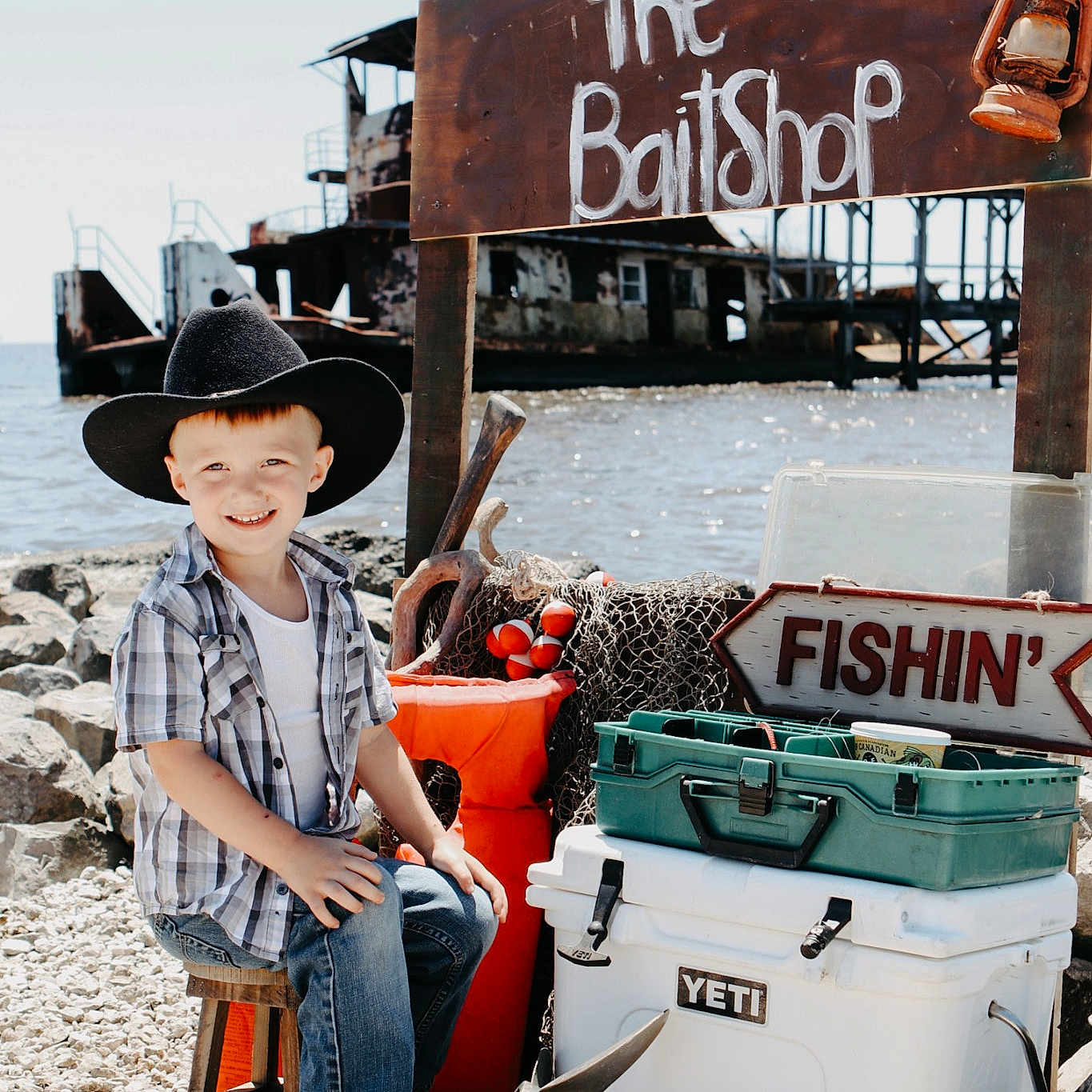Blake joined the competition — help win amazing prizes! asphalt, automotive_design, automotive_exterior, automotive_tire, automotive_wheel_system, bag, cowboy_hat, fedora, hat, landscape, leisure, luggage_and_bags, motor_vehicle, recreation, sky, soil, sun_hat, tire, travel, wheel