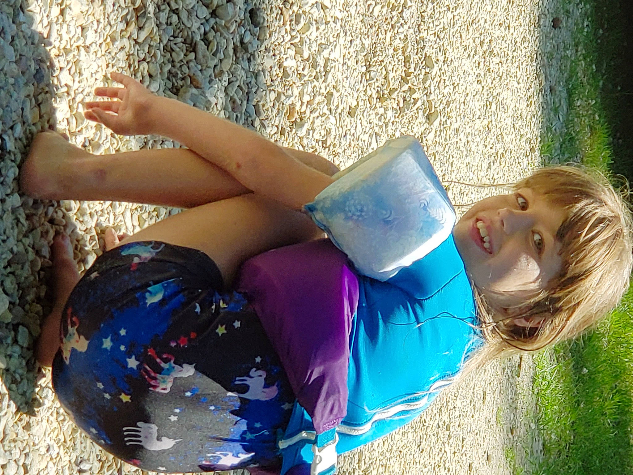 Avani joined the competition — help win amazing prizes! azure, black_hair, cool, electric_blue, fashion, foot, fun, grass, happy, human_leg, knee, leg, leisure, long_hair, people_in_nature, person, sitting, sunlight, textile, thigh