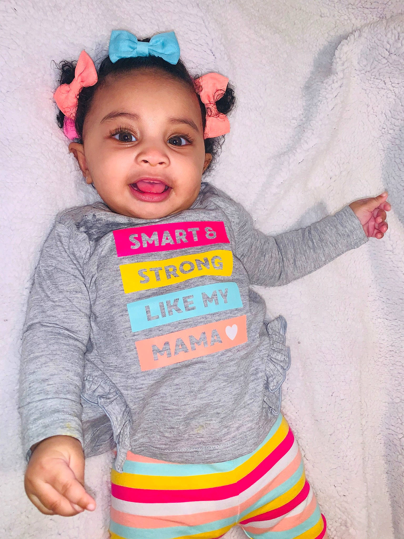 Hailey is registered to the contest to win money with this photo: baby, baby_toddler_clothing, child, person, pink, product, skin, sleeve, smile, t_shirt, toddler