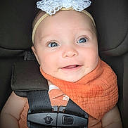 Scarlett is registered to the contest to win money with this photo: accessories, baby, belt, clothing, coat, cushion, face, glasses, happy, hat, head, headband, homedecor, jacket, jewelry, person, photography, portrait, smile, strap