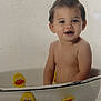 Cruz joined the competition — help win amazing prizes! toddler, child, bathtub, yellow_duck, toy, wet_hair, smiling, portrait, indoor, bath_time, cute, happy, skin, face, baby, water, sitting, playful, childhood, fun