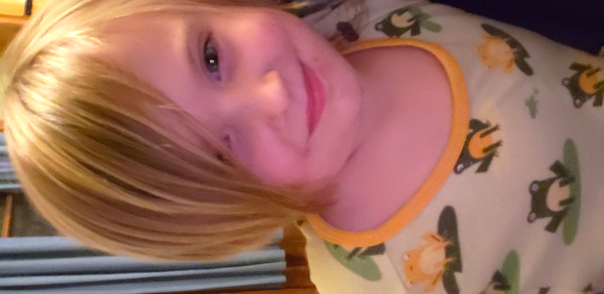 Emily Rose is registered to the contest to win money with this photo: blond, cheek, chest, child, close_up, ear, eye, face, hair, head, joy, lip, mouth, neck, nose, person, photography, pink, selfie, skin