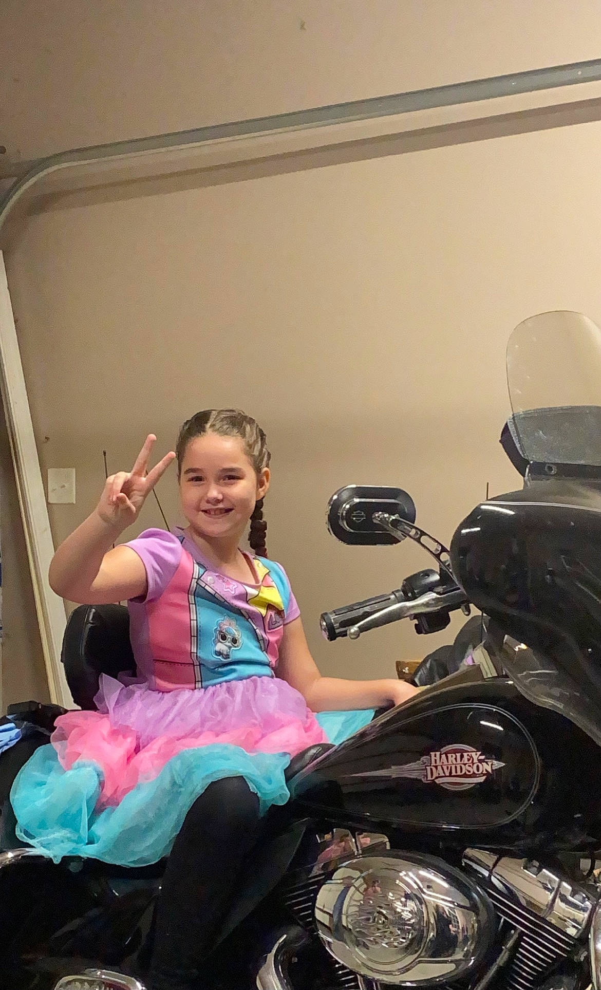 Kyra joined the competition — help win amazing prizes! auto_part, automotive_design, automotive_exterior, automotive_lighting, automotive_tire, automotive_wheel_system, comfort, fender, flash_photography, fuel_tank, happy, headlamp, joy, luggage_and_bags, motor_vehicle, motorcycle, motorcycle_accessories, person, rim, smile