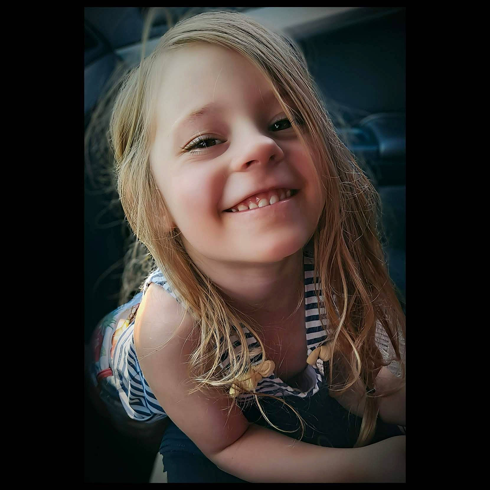 Ivy joined the competition — help win amazing prizes! blond, brown_hair, cheek, electric_blue, eyelash, flash_photography, fun, happy, jaw, joy, laugh, layered_hair, lip, long_hair, neck, nose, person, photo_caption, portrait_photography, smile