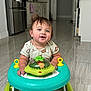 Yazan joined the competition — help win amazing prizes! toddler, baby, walker, toy, indoor, kitchen, floor, stainless_steel, appliance, child, smiling, curly_hair, clothing, playful, person, modern, happy, candid, home, young_child