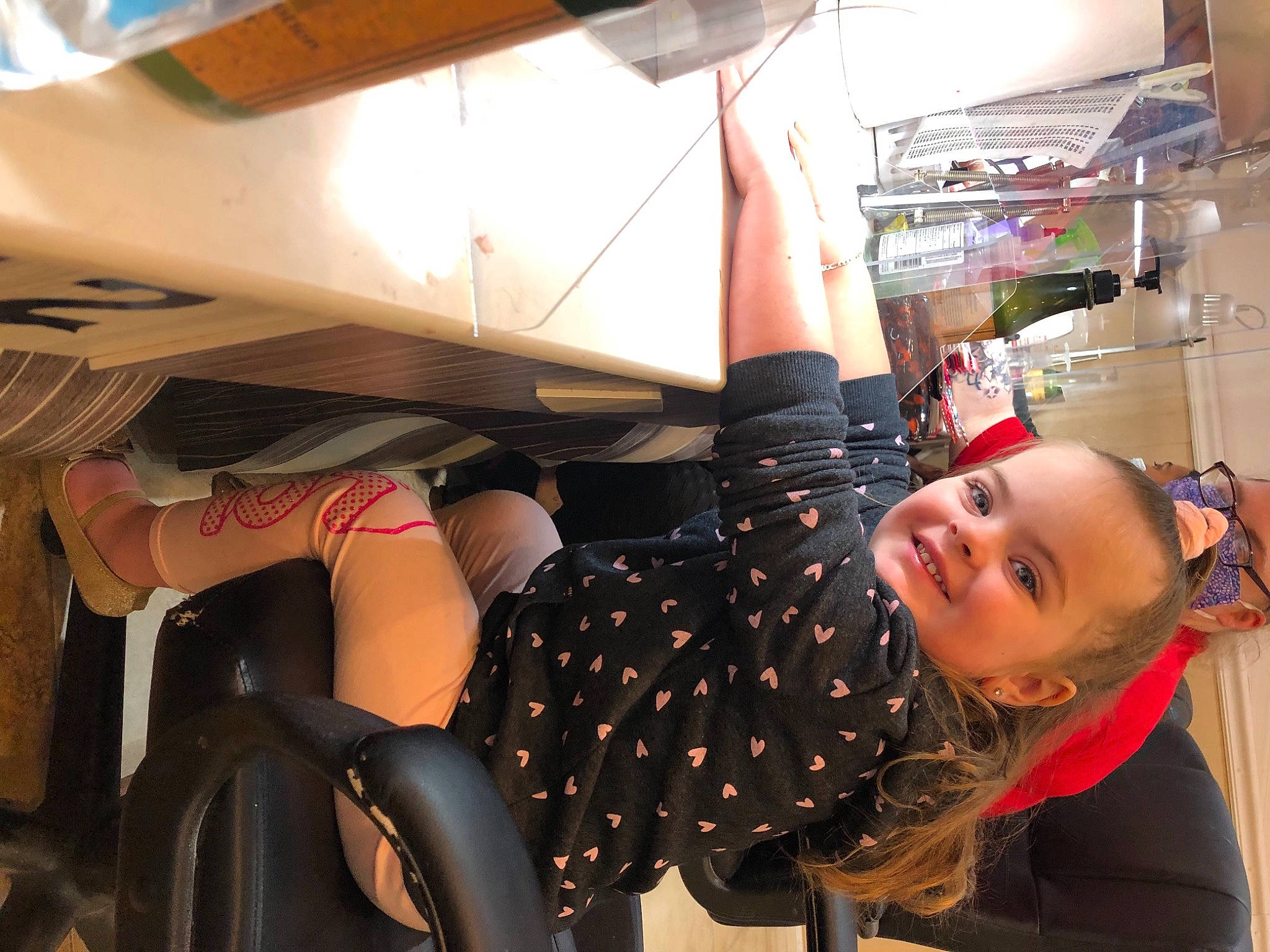 Audree joined the competition — help win amazing prizes! auto_part, automotive_design, automotive_exterior, automotive_wheel_system, bumper, costume, event, eyewear, fashion_accessory, fun, human_leg, joy, machine, motor_vehicle, person, personal_luxury_car, sandal, shorts, thigh, toddler