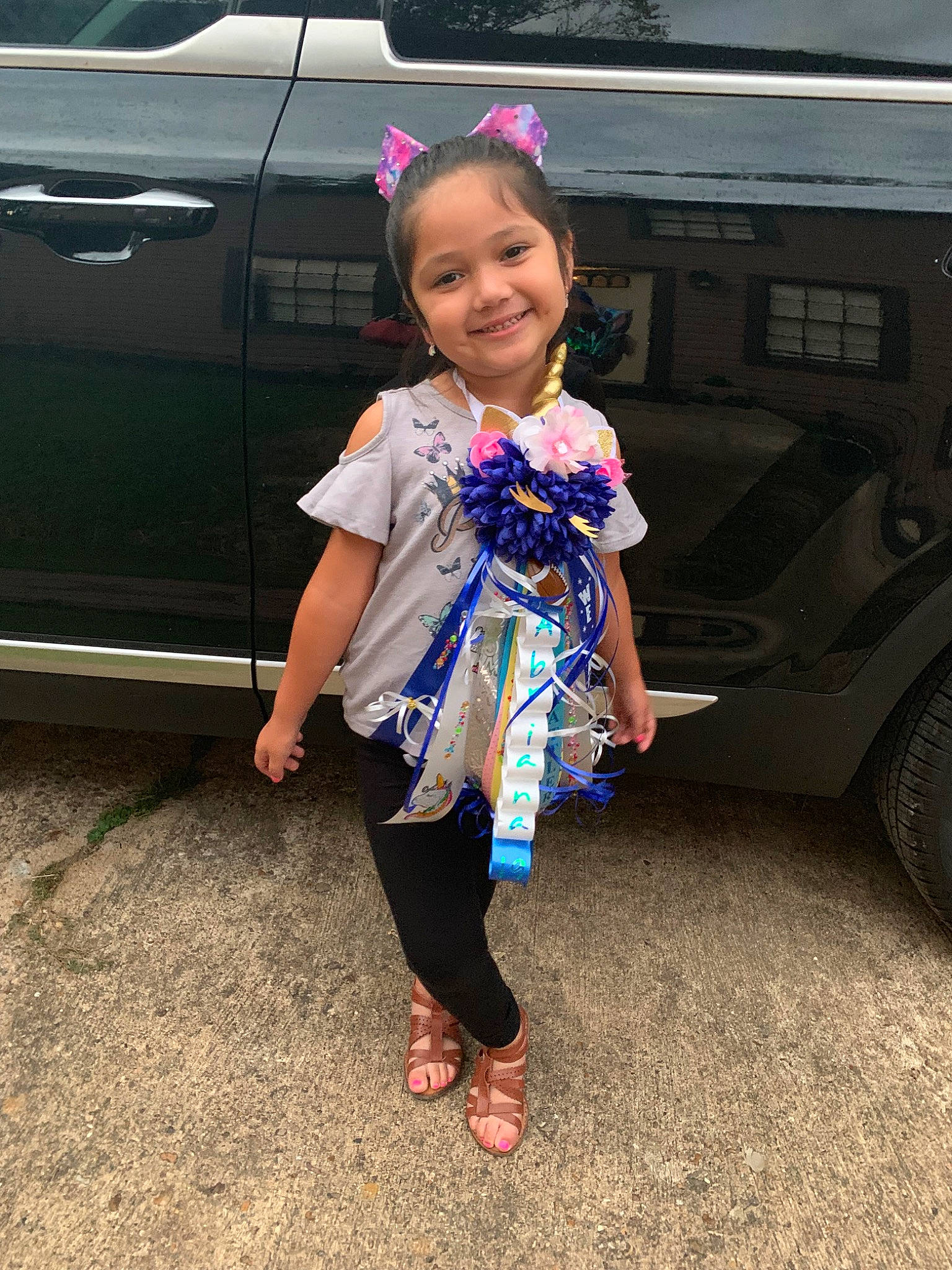 Abriana joined the competition — help win amazing prizes! auto_part, car, child, daughter, family_car, fun, joy, luxury_vehicle, minivan, person, skin, smile, sport_utility_vehicle, summer, toddler, vacation, vehicle, vehicle_door