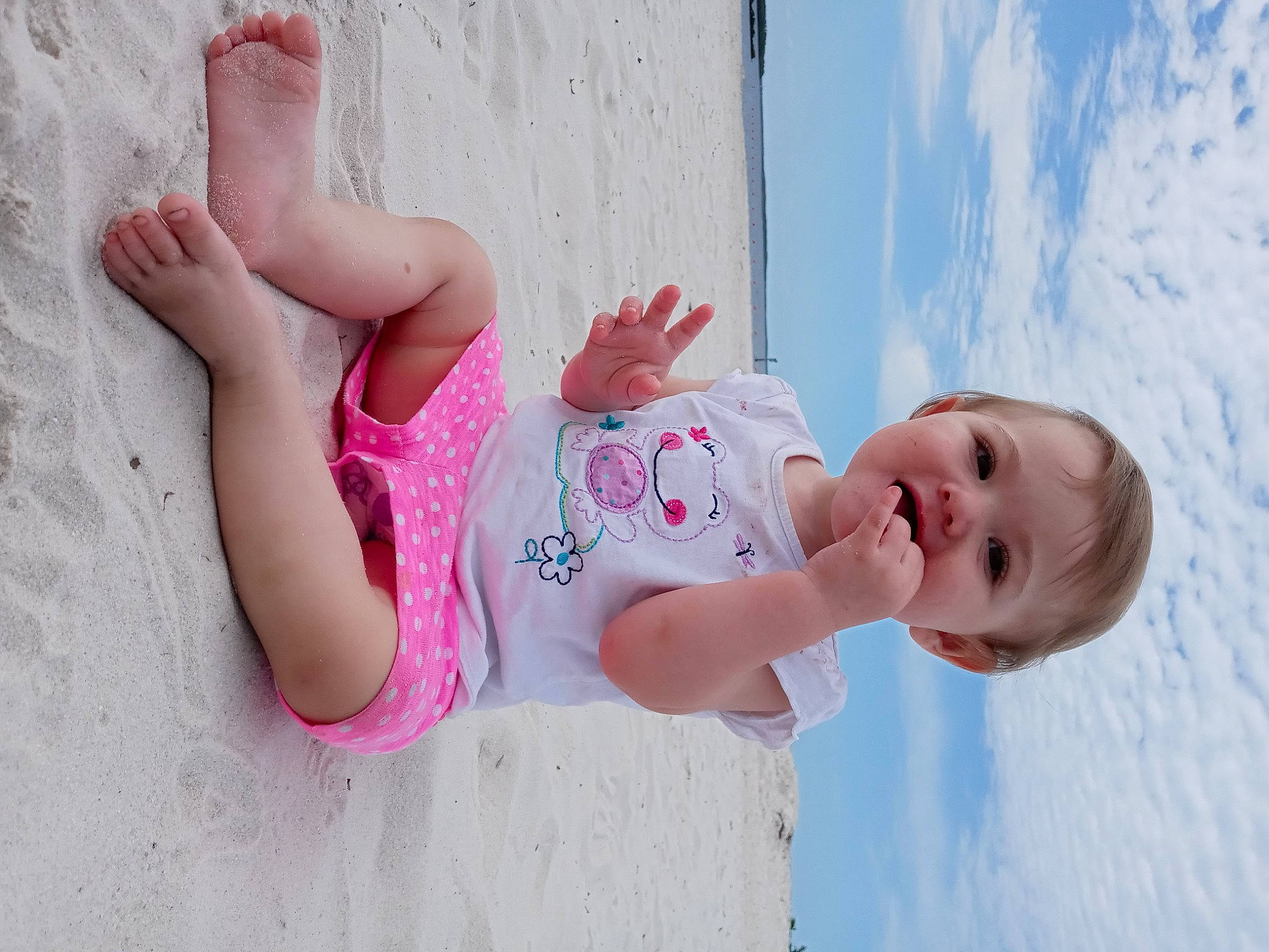 Serena Rene joined the competition — help win amazing prizes! arm, baby_toddler_clothing, dress, eye, finger, flash_photography, gesture, hand, happy, headgear, human_body, leg, lip, person, pink, skin, sky, smile, stomach, thigh