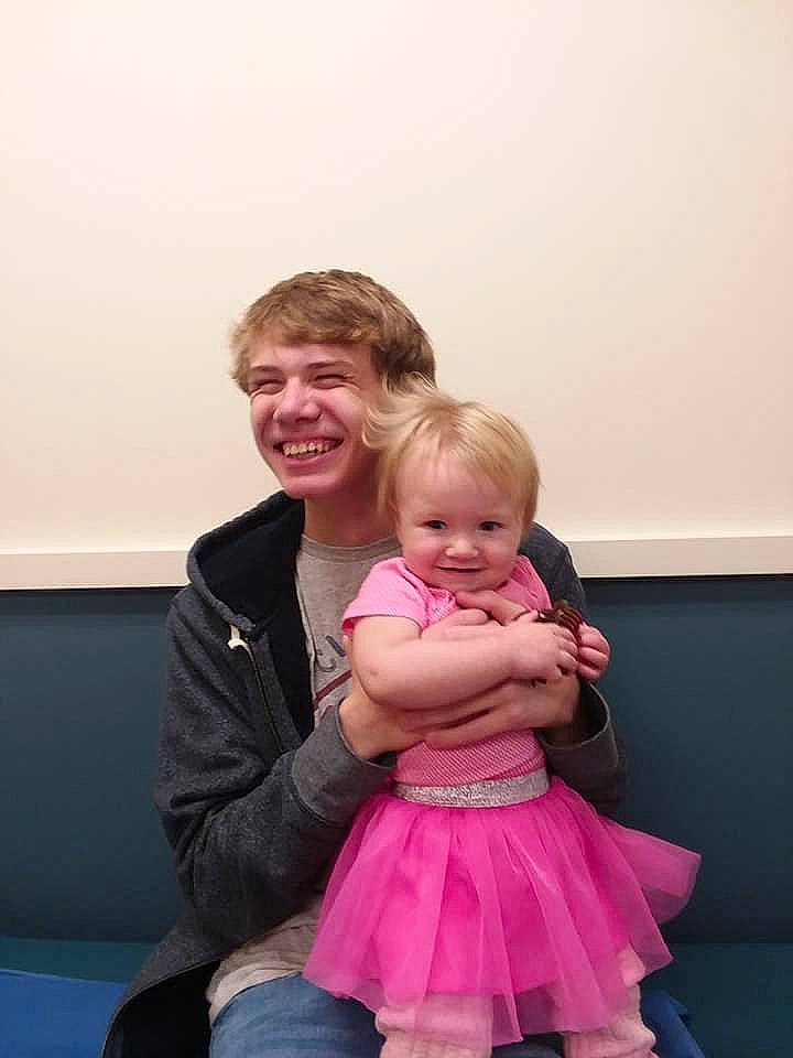 Jeffery joined the competition — help win amazing prizes! baby, cheek, child, daughter, dress, face, fun, happy, head, iris, joy, magenta, person, photography, pink, shoulder, sitting, skin, smile, standing