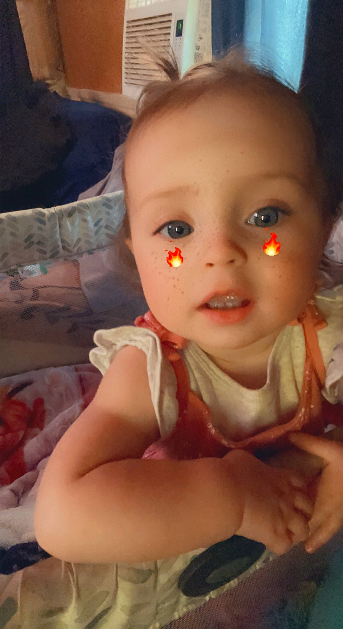 Rilynn is registered to the contest to win money with this photo: arm, baby, baby_toddler_clothing, cheek, chest, child, chin, comfort, ear, eyelash, hand, head, human_body, iris, lip, mouth, neck, nose, person, skin