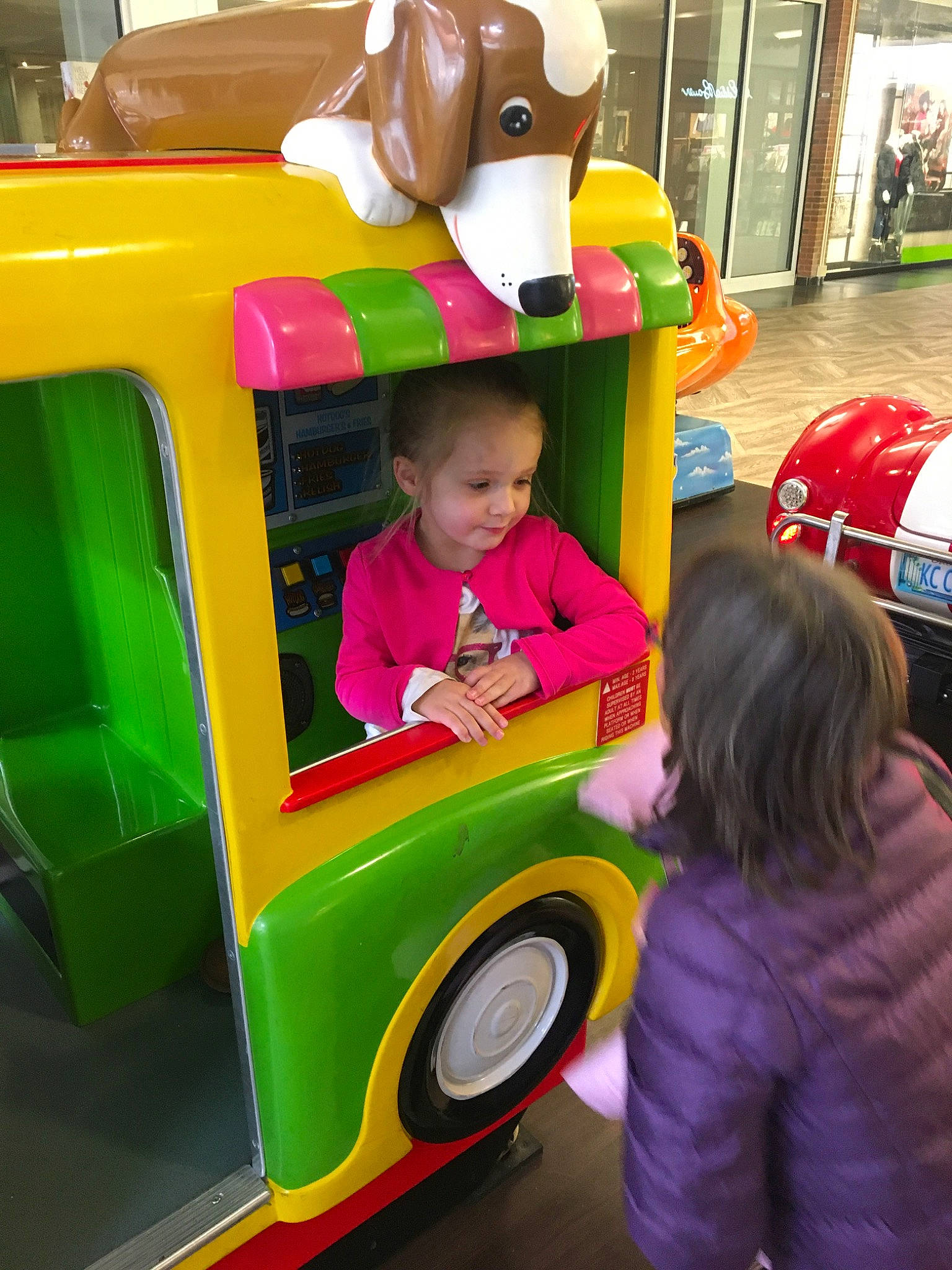 Rosalyn joined the competition — help win amazing prizes! baby, baby_toys, car, child, fun, kindergarten, leisure, outdoor_play_equipment, person, play, playground, playset, public_space, recreation, toddler, toy, vehicle