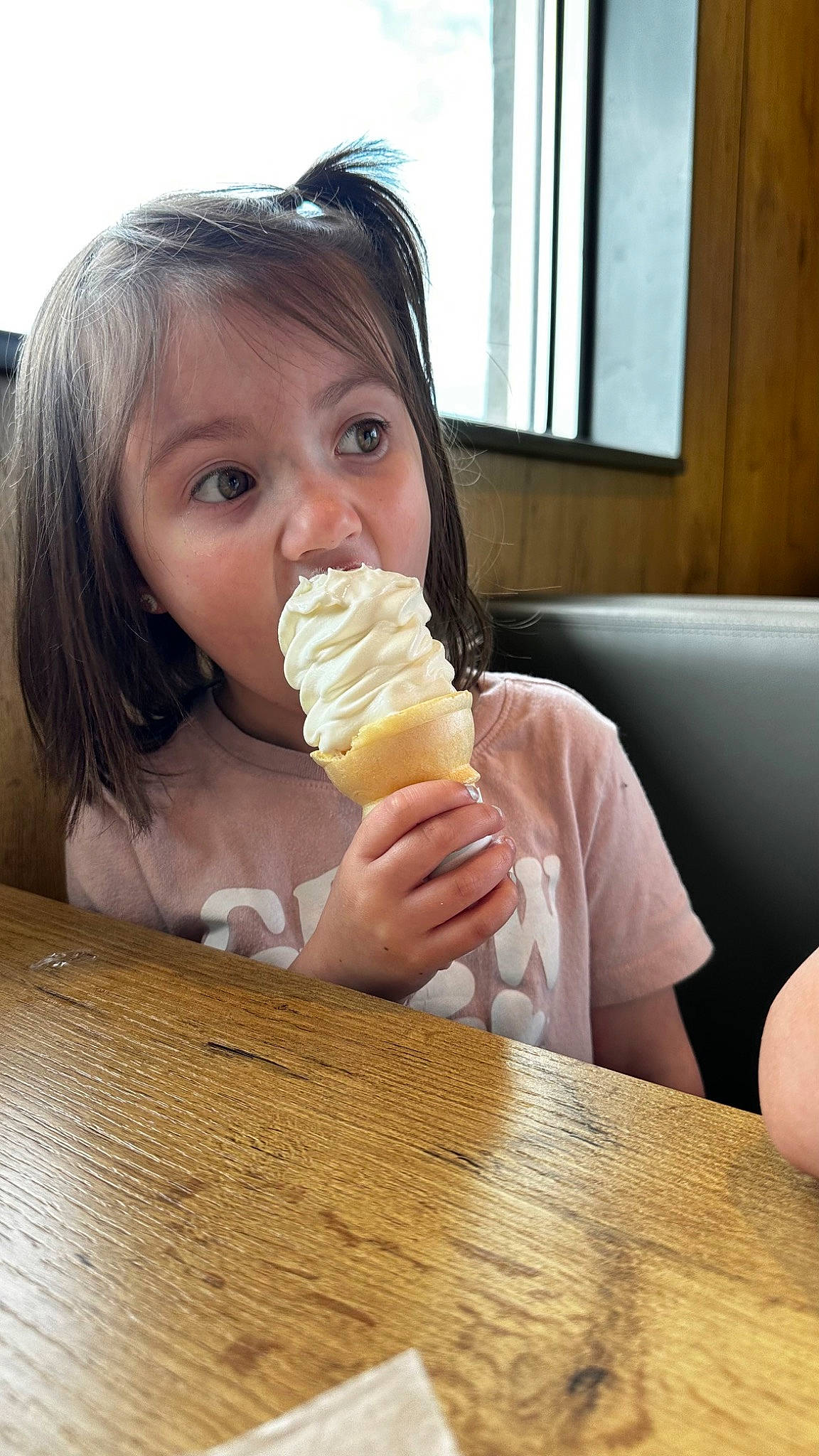 Avery joined the competition — help win amazing prizes! child, comfort_food, cuisine, dessert, dish, face, finger, food, food_craving, frozen_dessert, gelato, ice_cream, ice_cream_cone, ingredient, nose, person, sweetness, table, tableware, window