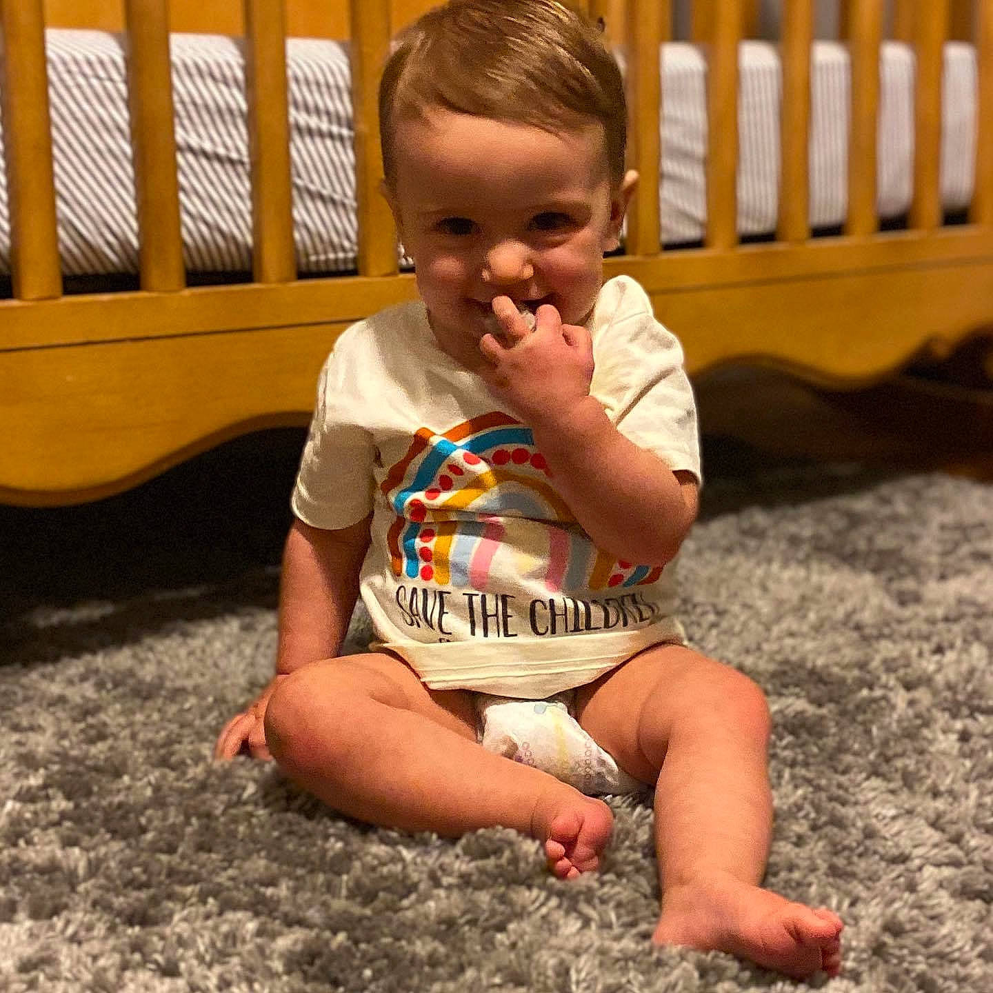 Carter joined the competition — help win amazing prizes! ankle, baby, baby_toddler_clothing, barefoot, cheek, child, finger, foot, joy, mammal, nail, nose, nursery, organ, person, play, sand, sitting, skin, thumb
