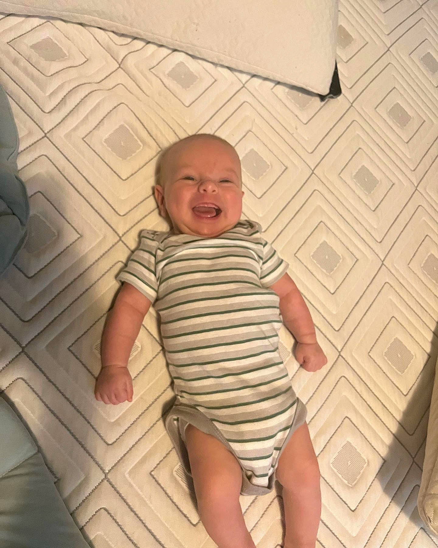 Felix joined the competition — help win amazing prizes! baby, baby_toddler_clothing, cheek, comfort, facial_expression, finger, floor, fun, happy, joint, leg, mouth, muscle, organ, person, skin, sleeve, smile, textile, thigh