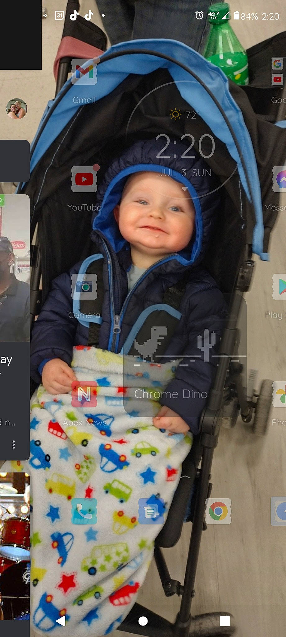 Bailey joined the competition — help win amazing prizes! baby, baby_carriage, baby_products, baby_toddler_clothing, child, comfort, electric_blue, event, fun, headwear, joy, person, photograph, plastic, plastic_bottle, product, service, smile, snapshot, toddler