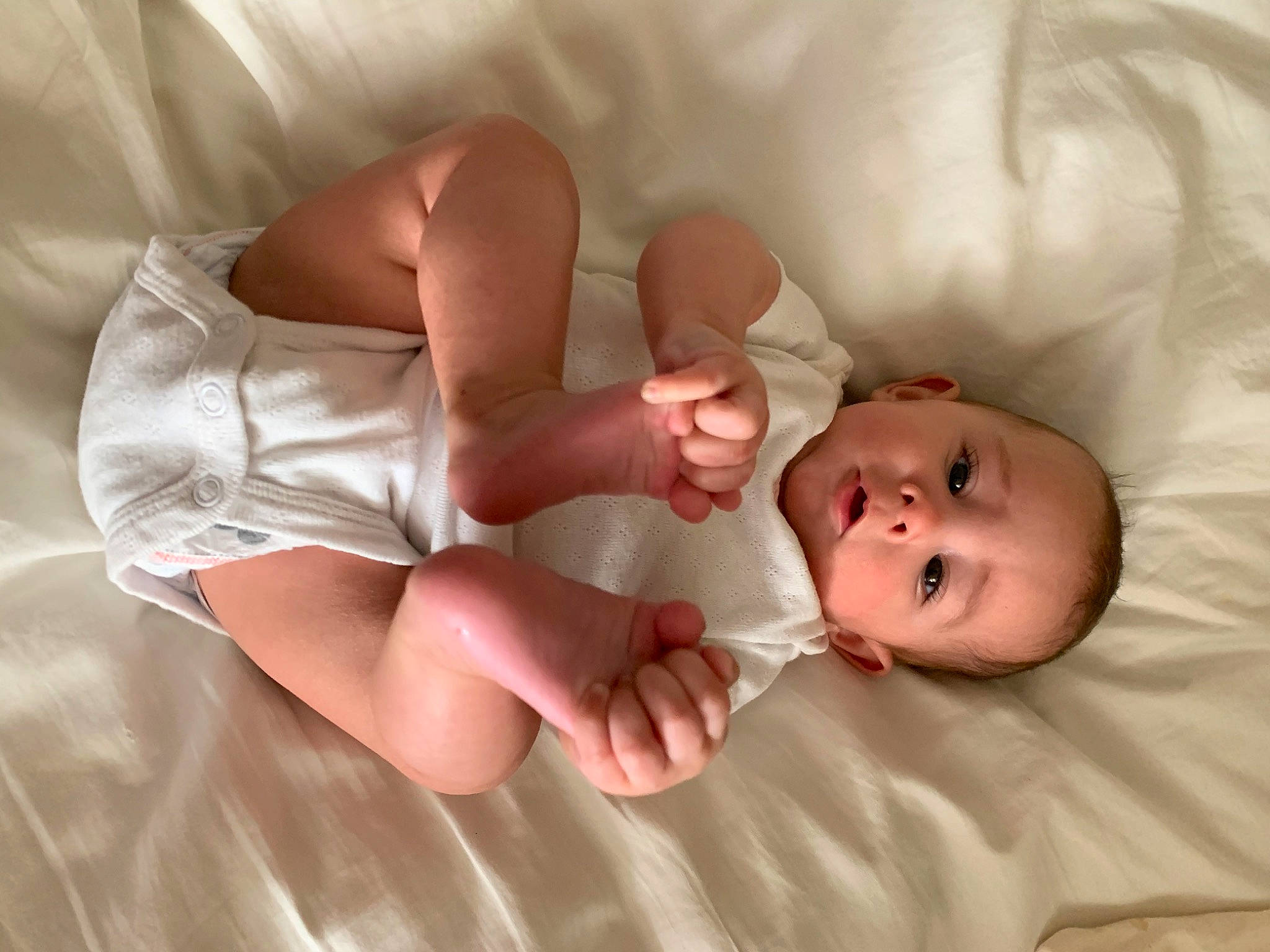 Maylene joined the competition — help win amazing prizes! arm, baby, baby_products, baby_sleeping, barefoot, bed, child, comfort, finger, foot, gesture, hand, leg, mouth, person, product, skin, sole, thumb, toddler