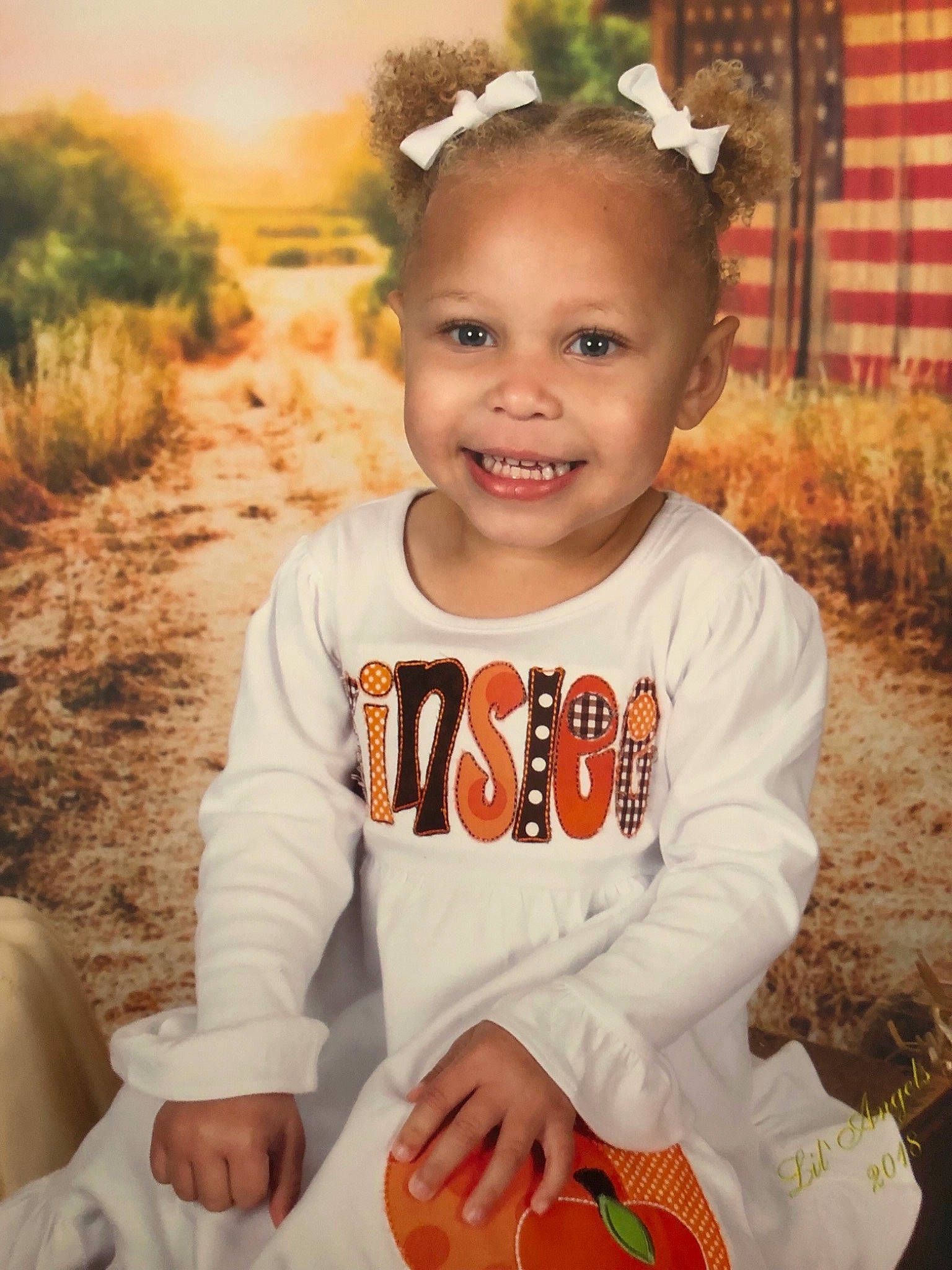 Kinslee is registered to the contest to win money with this photo: child, girl, hair_accessory, happiness, headgear, infant, joy, person, smile, toddler