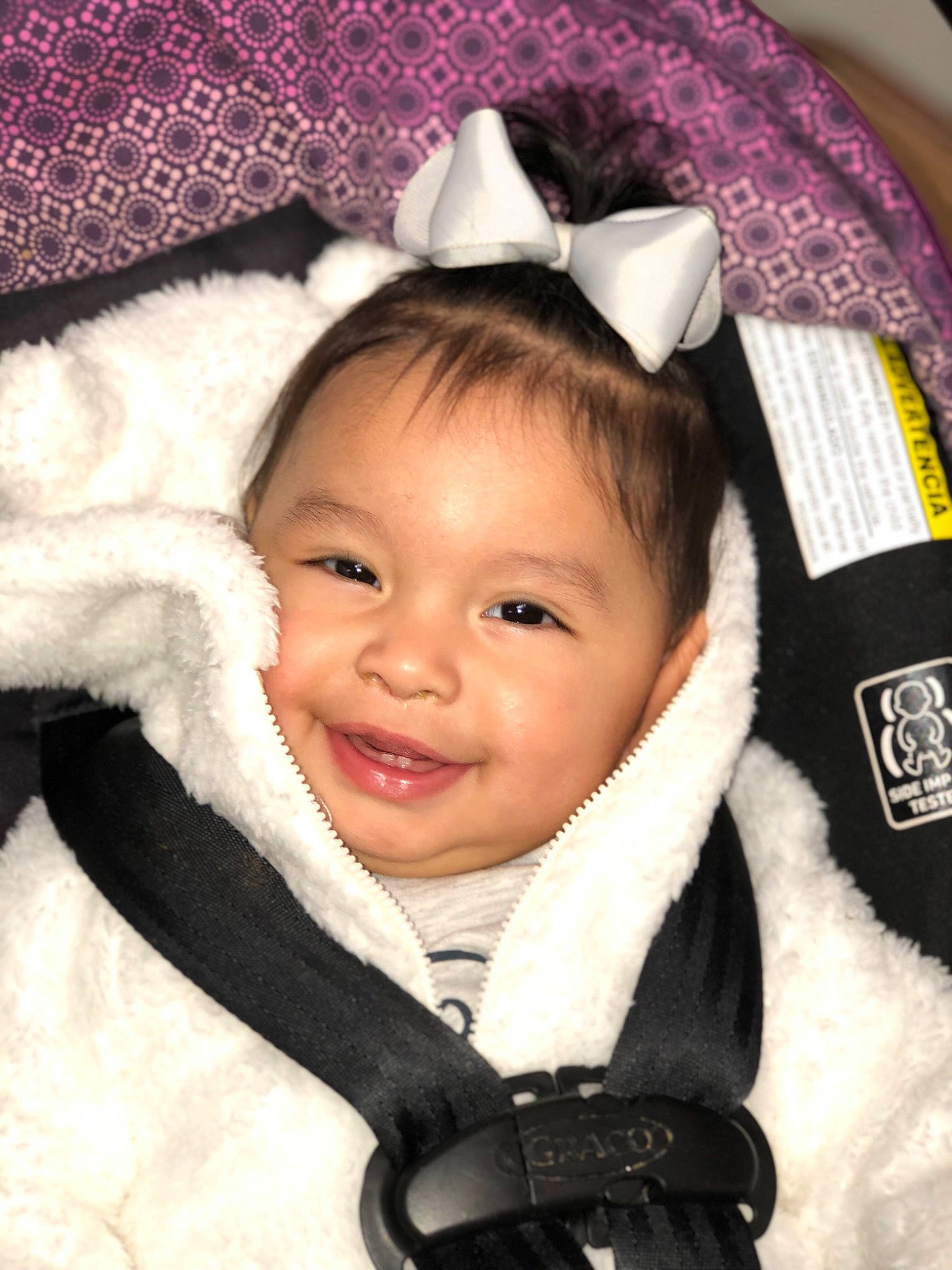 Zoee joined the competition — help win amazing prizes! child, child_model, ear, eye, fur, girl, hair_accessory, infant, joy, person, product, skin, smile, textile, toddler