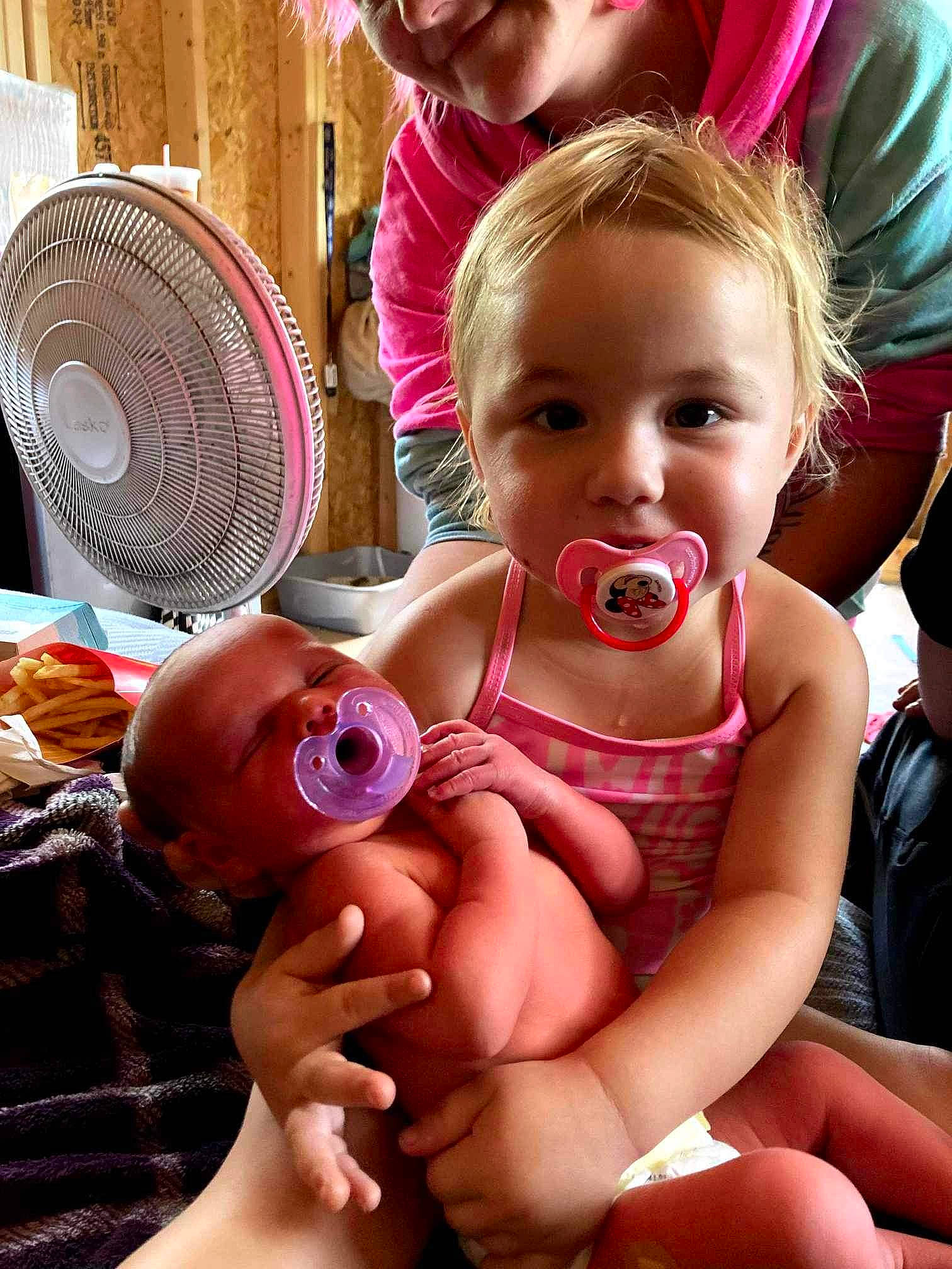 Laela joined the competition — help win amazing prizes! baby, baby_toddler_clothing, cheek, child, facial_expression, finger, fun, gesture, happy, iris, mechanical_fan, mouth, organ, person, photograph, pink, skin, smile, snapshot, thumb