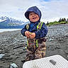 Xavier joined the competition — help win amazing prizes! beach, bodypart, boy, clothing, coast, face, finger, hand, head, nature, outdoors, pants, person, photography, portrait, rock, sea, shoreline, soil, water