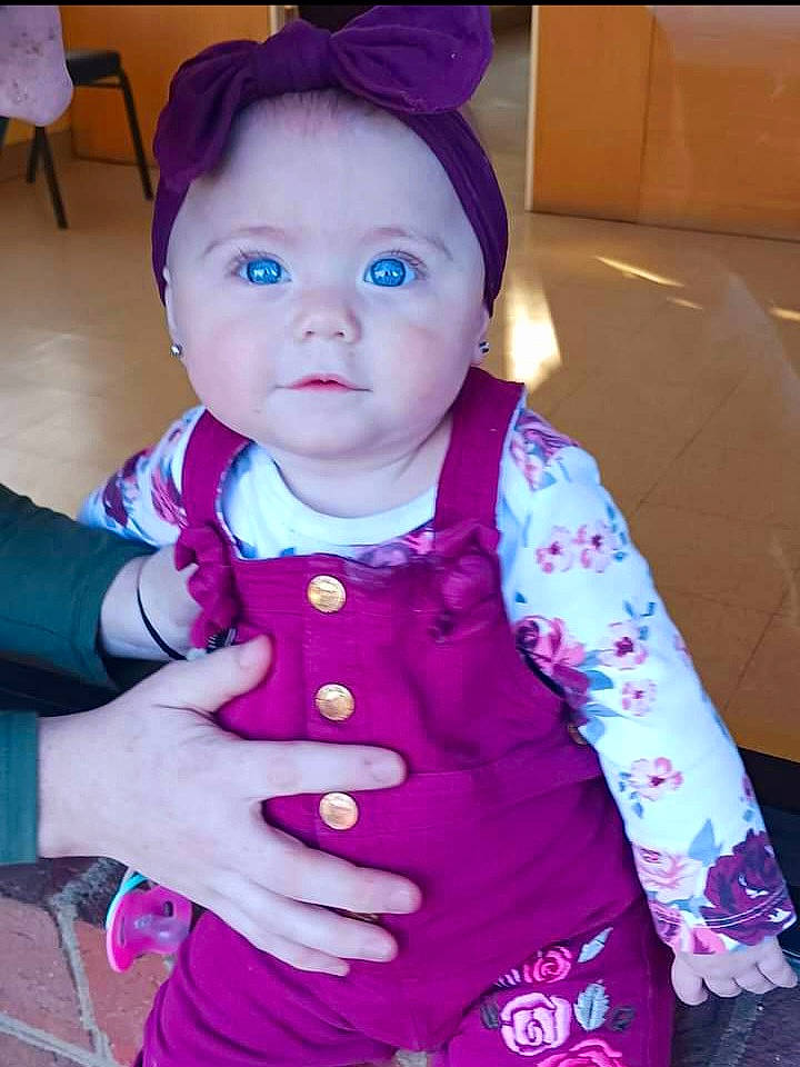 Delilah joined the competition — help win amazing prizes! baby, baby_toddler_clothing, cap, cheek, child, costume_hat, electric_blue, face, gesture, happy, magenta, outerwear, person, pink, purple, skin, sleeve, standing, textile, toddler