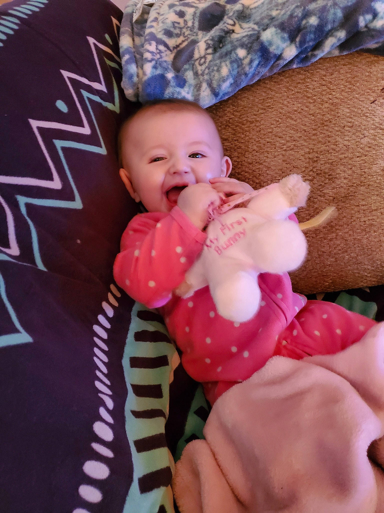 Raven is registered to the contest to win money with this photo: baby, cheek, child, eye, finger, lip, mouth, neck, nose, person, pink, skin, thumb, toddler