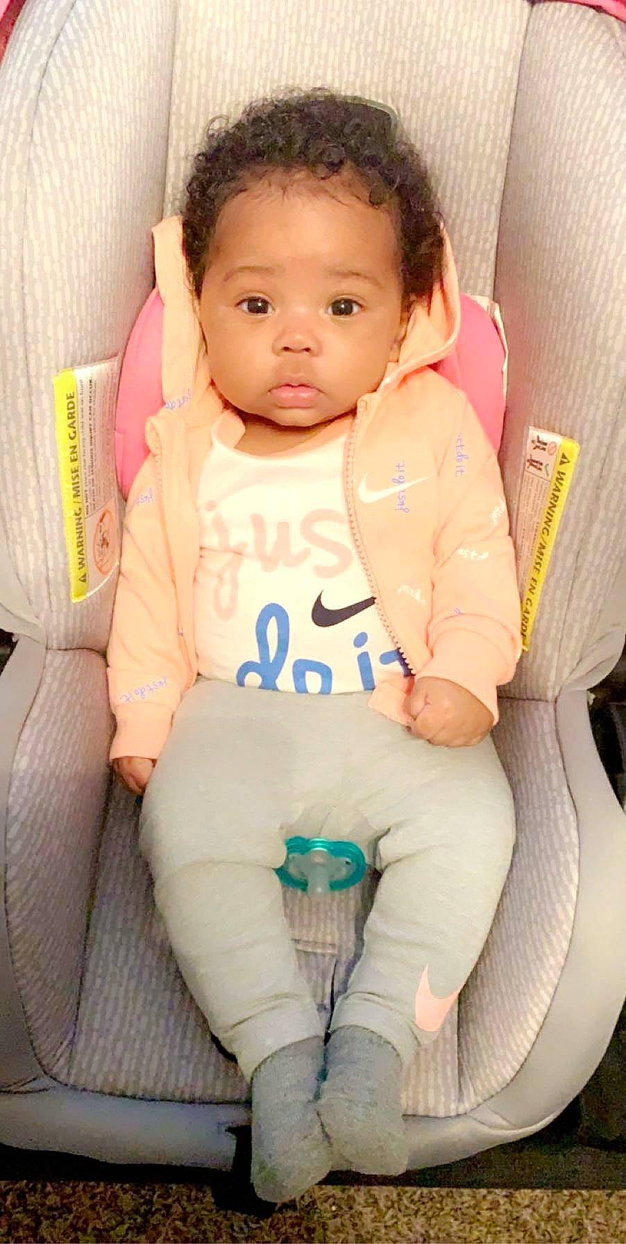 Honesty joined the competition — help win amazing prizes! baby, baby_in_car_seat, car_seat, cheek, child, person, sitting, skin, toddler