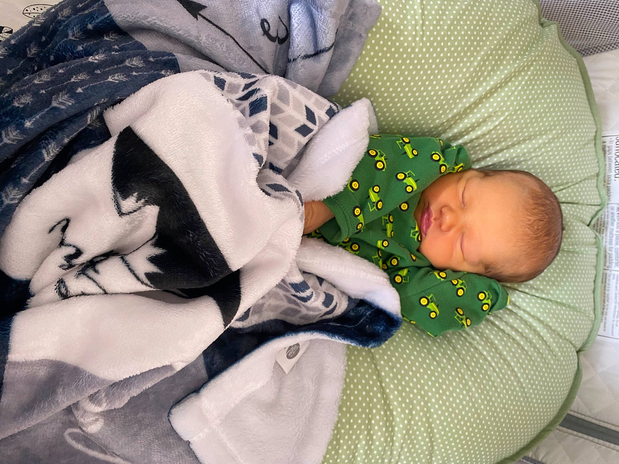 Langston joined the competition — help win amazing prizes! baby, baby_products, baby_sleeping, baby_toddler_clothing, bedtime, child, comfort, eyelash, facial_expression, fur, happy, linens, mammal, nap, pattern, person, sleep, sleeve, textile, toddler